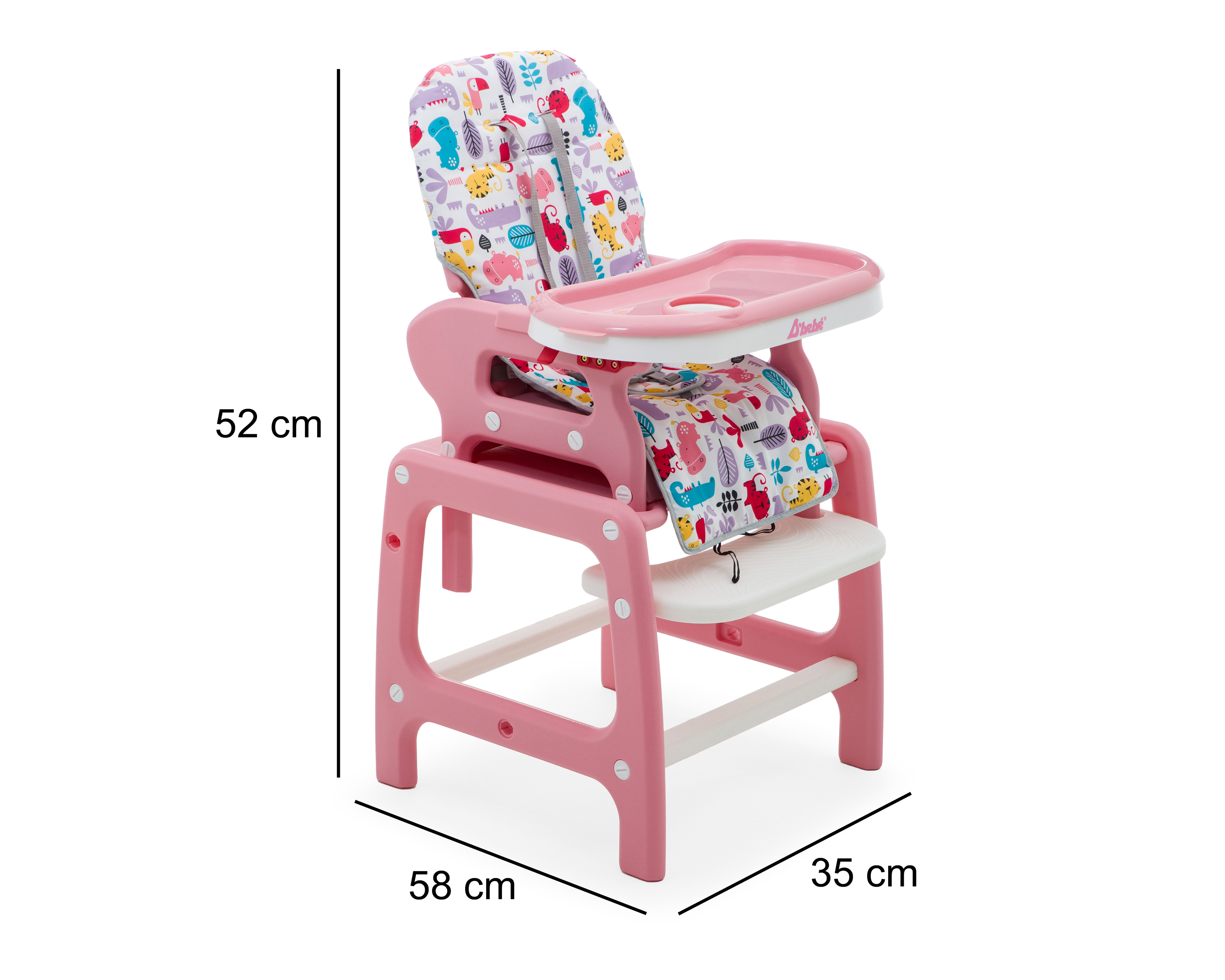 Foto 7 | Foto 7 | Silla Alta D'Bebé Girl