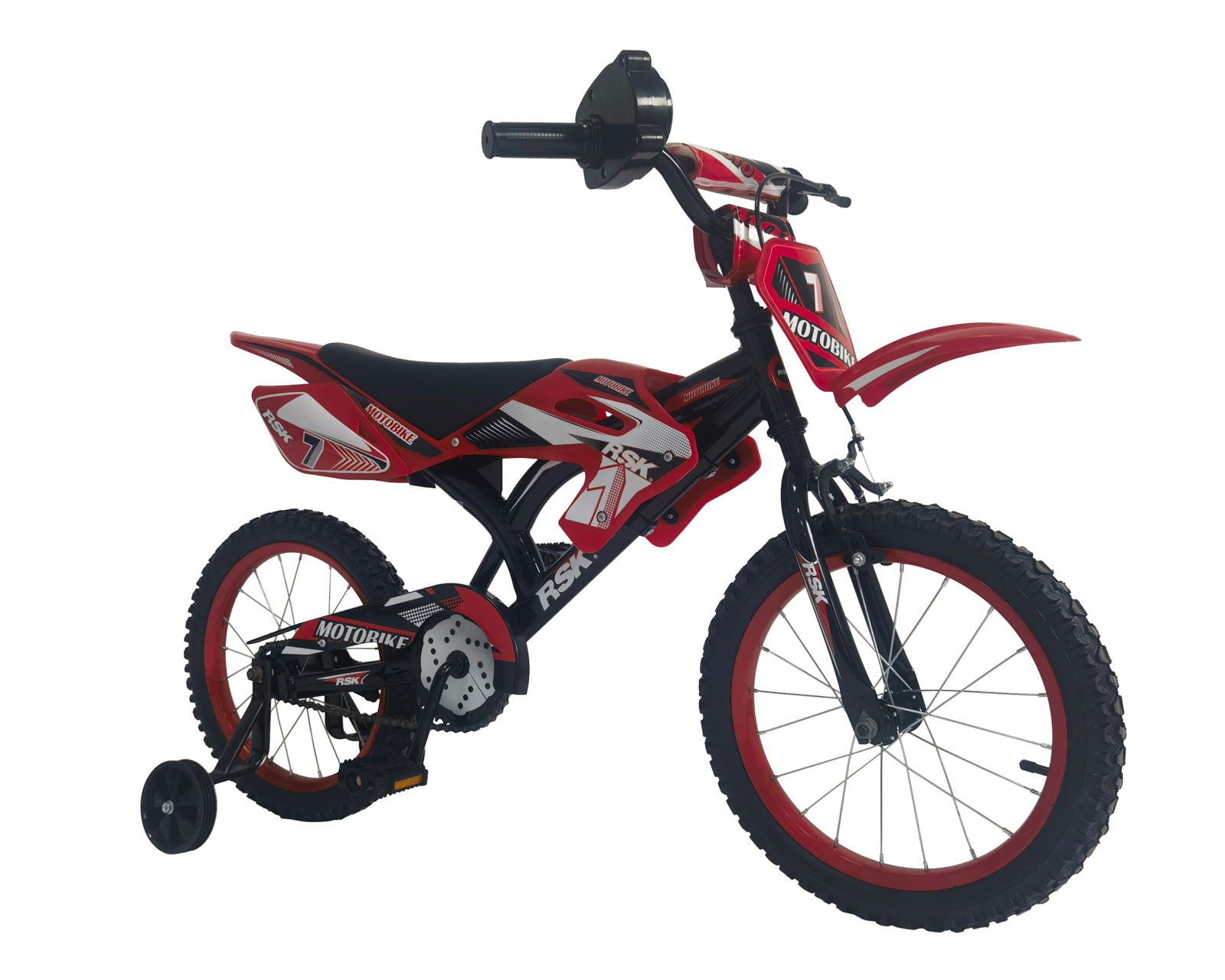 Bicicleta Infantil RSK Motobike Rodada 16 Roja