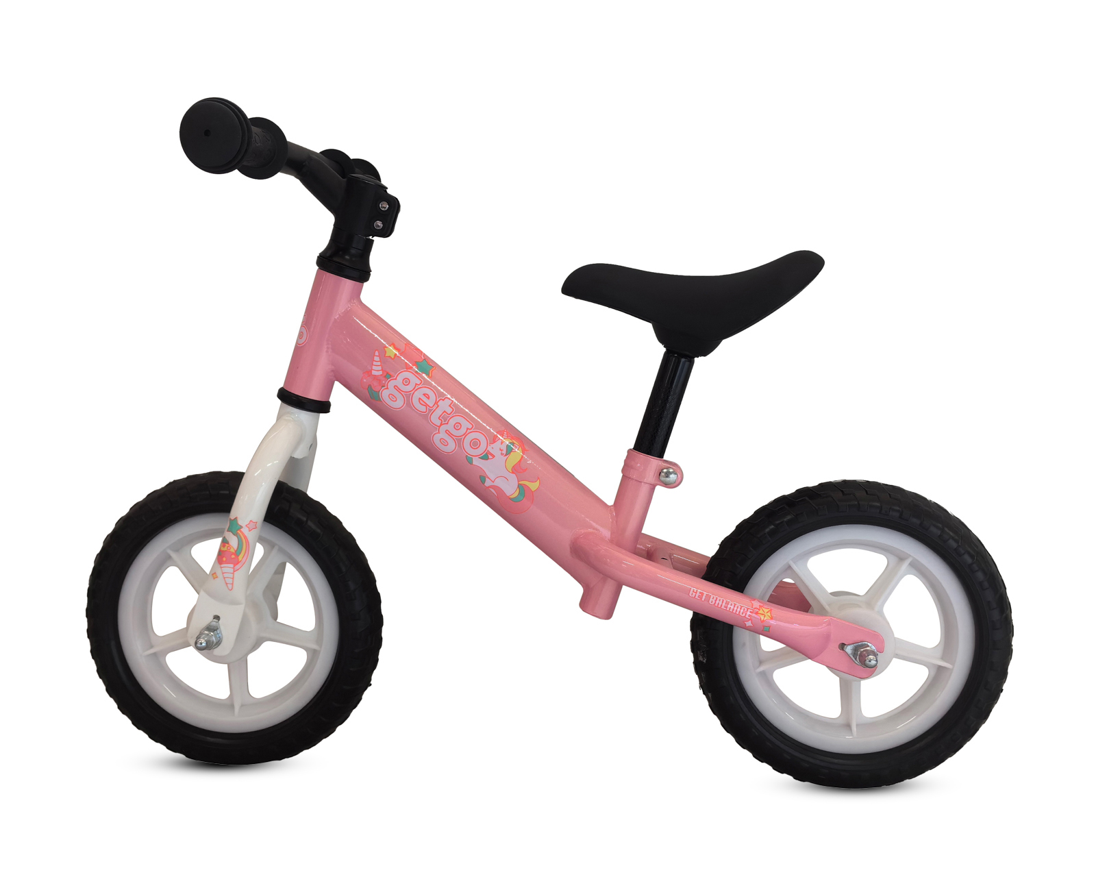 Foto 8 | Foto 8 | Bicicleta Infantil Getgo Balance Girl Rodada 12 Rosa