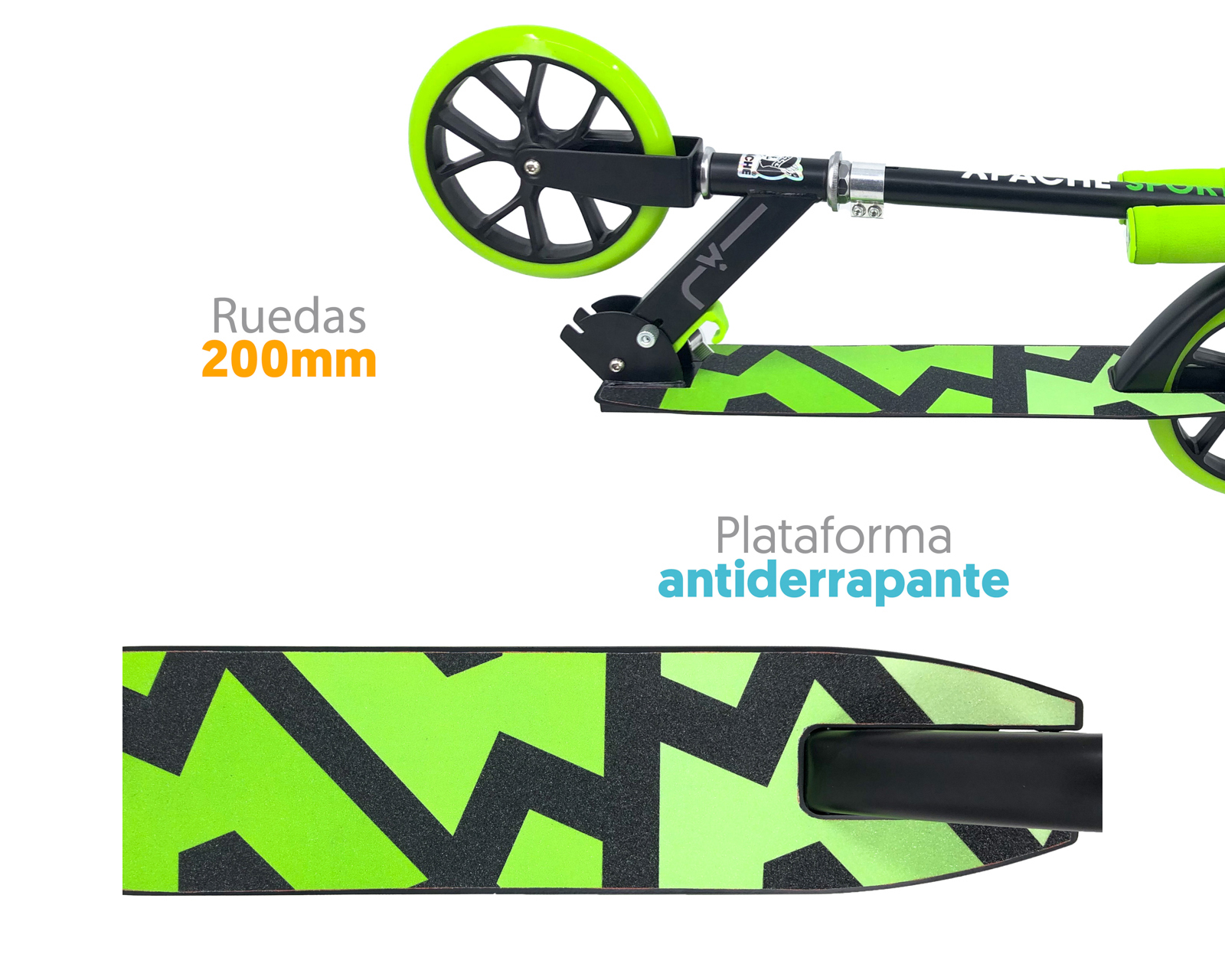 Foto 6 pulgar | Foto 5 | Scooter para Niño Apache Plegable