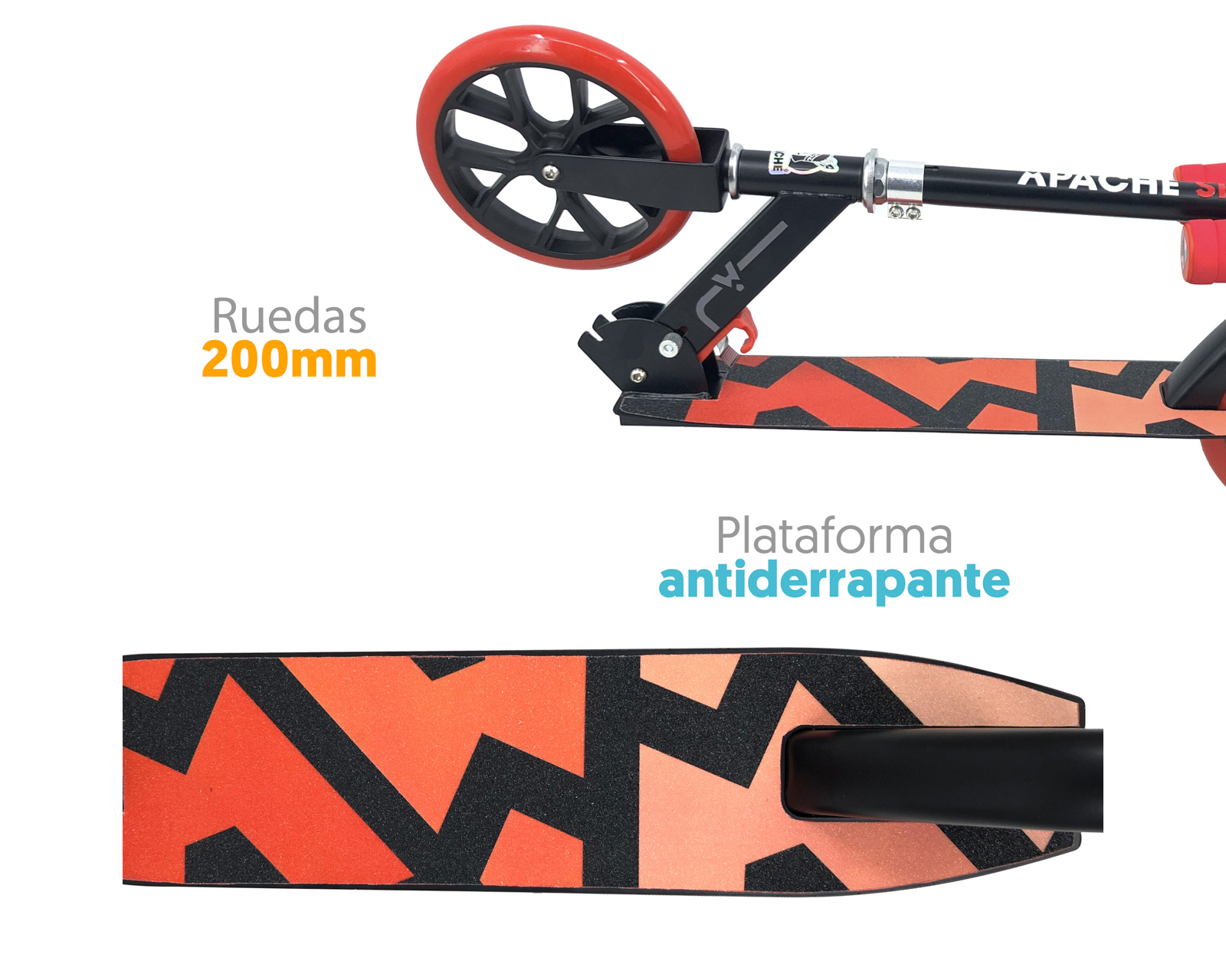 Foto 5 | Foto 5 | Scooter para Niño Apache Plegable