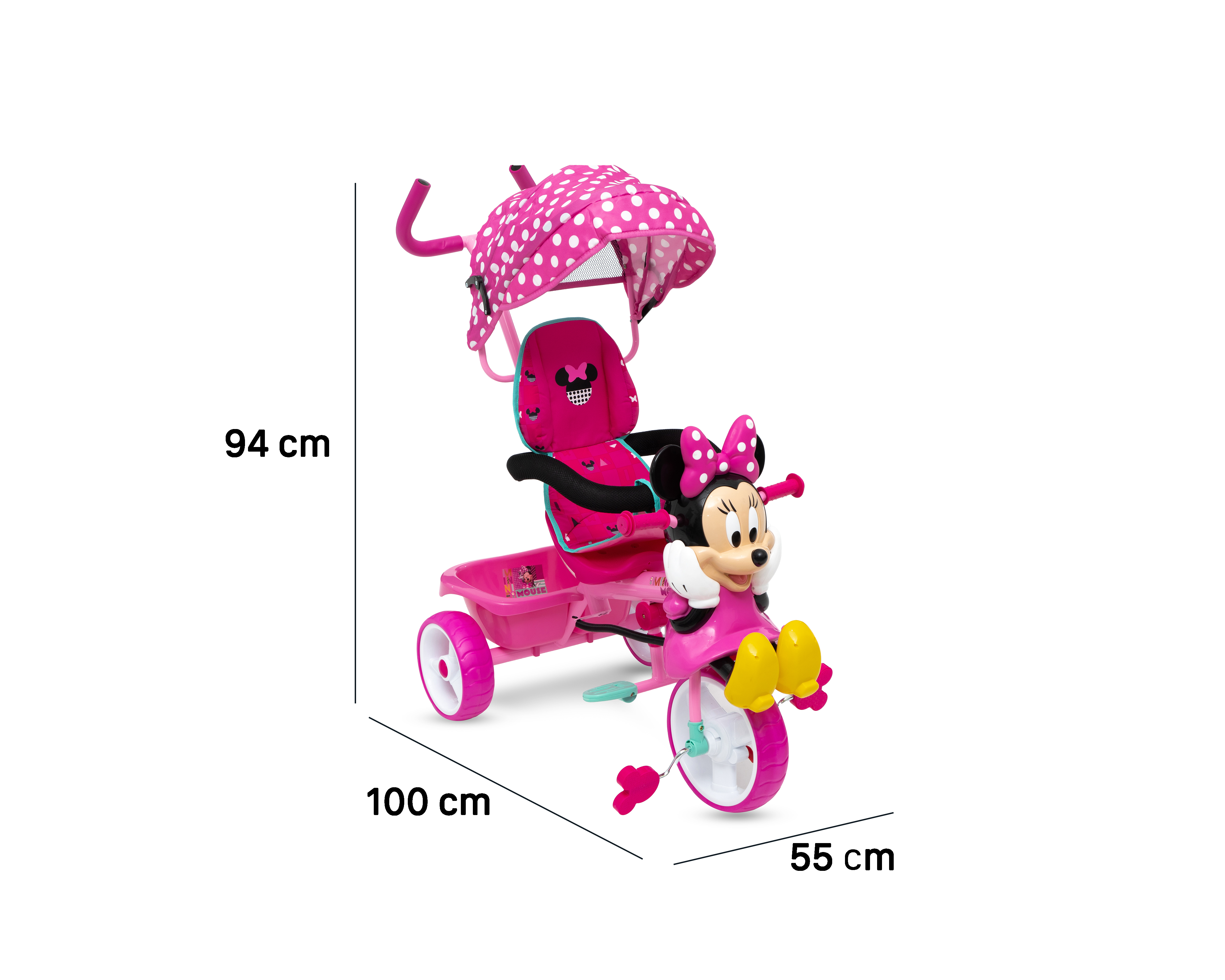 Foto 6 | Foto 6 | Triciclo Etapas Apache Minnie 3 en 1