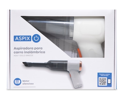 Foto 5 | Foto 5 | Aspiradora para Auto Inalámbrica Aspix ASAI-1 Gold Breeze 6 Piezas