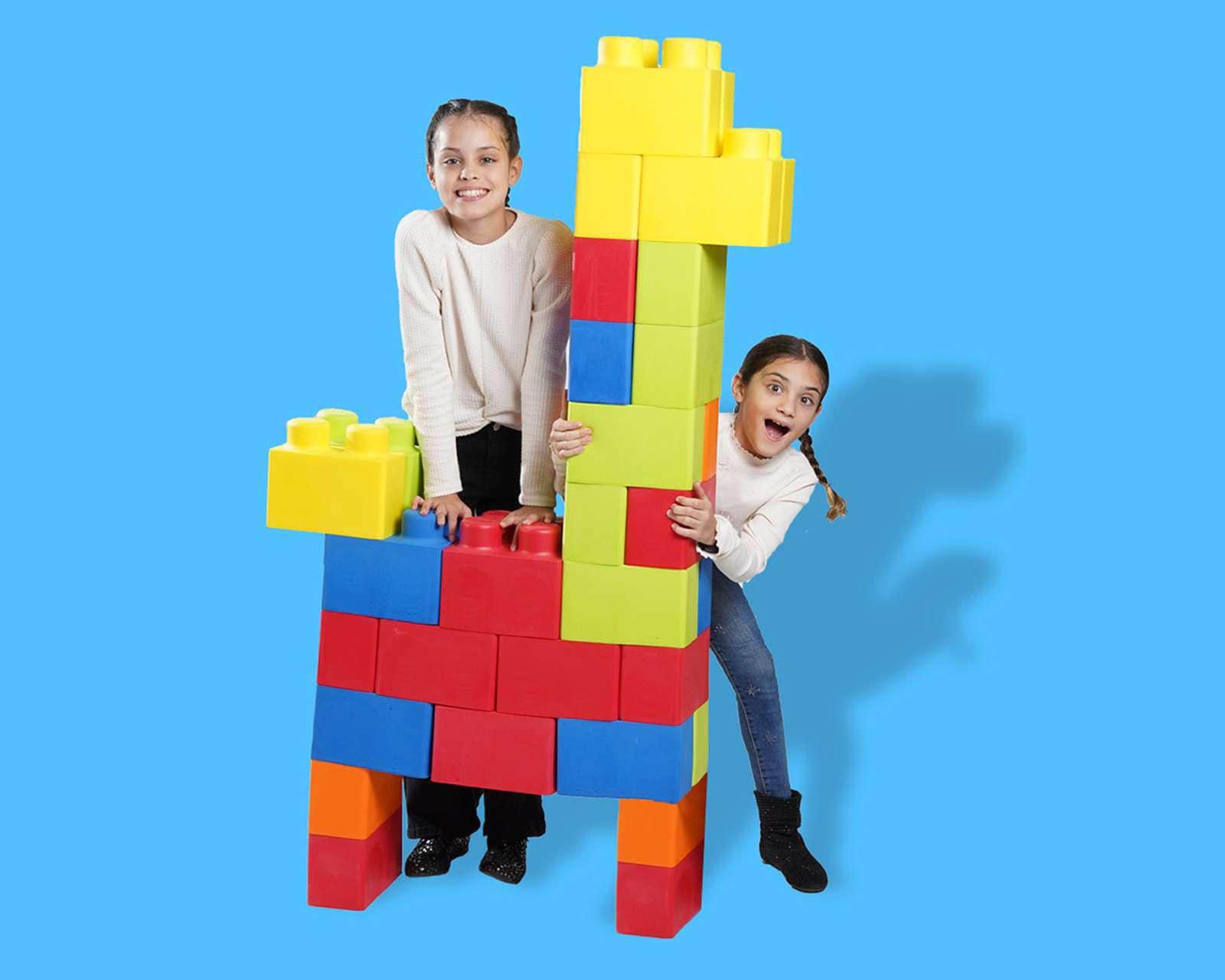 Foto 2 pulgar | Foto 1 | Bloques Jumbo de Construcción de Hule Espuma 30 Piezas Ibrick