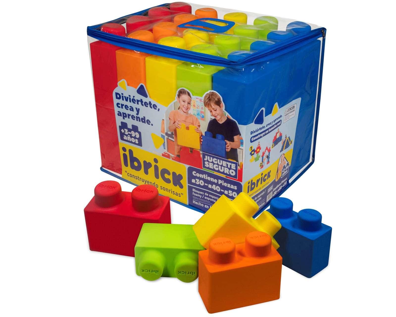 Foto 3 pulgar | Foto 2 | Bloques Jumbo de Construcción de Hule Espuma 30 Piezas Ibrick