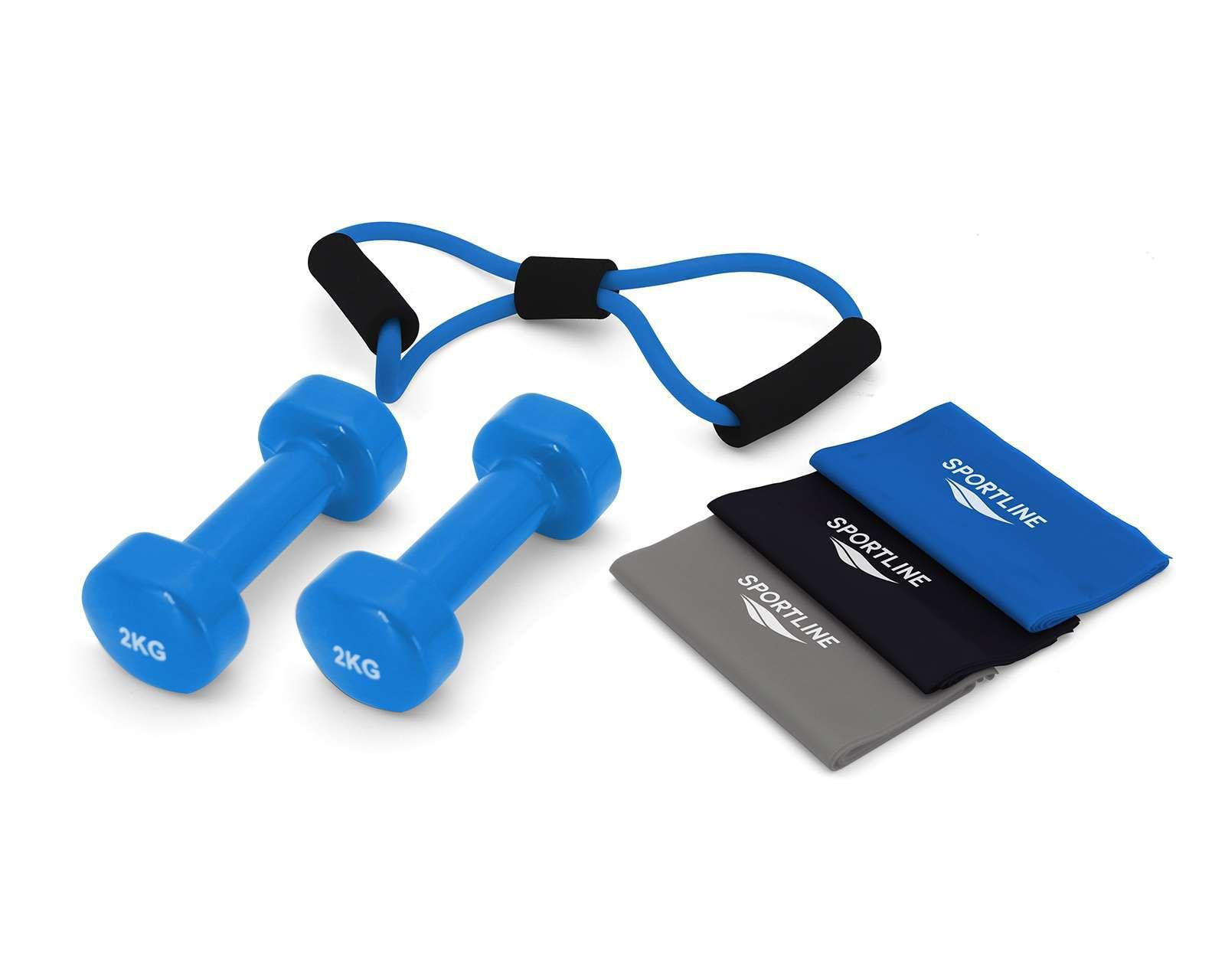 Mancuernas y Ligas de Resistencia Sportline