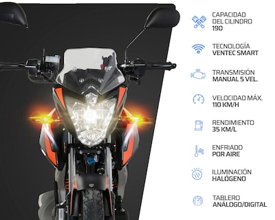 Foto 5 | Foto 5 | Motocicleta Vento Lithium 190 cc 2025