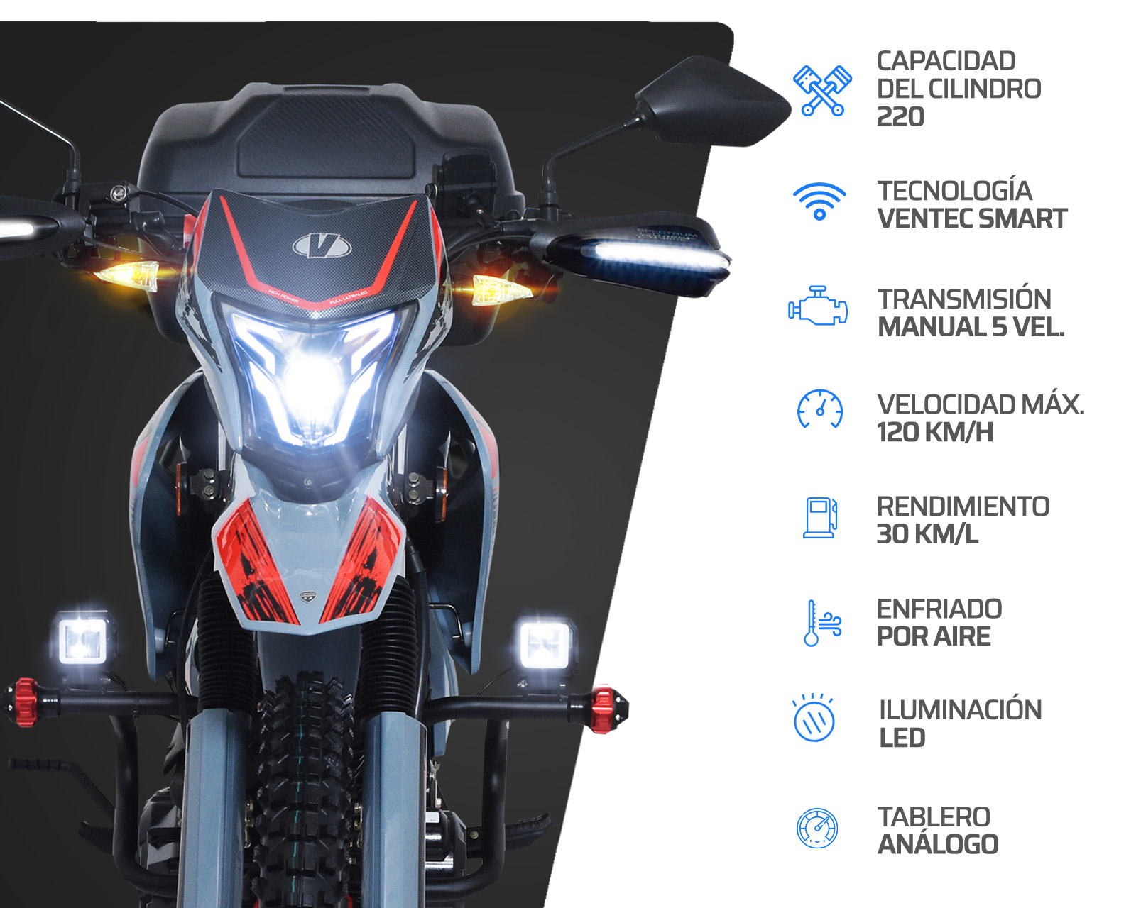 Foto 5 | Foto 5 | Motocicleta Vento Crossmax 220 cc 2025