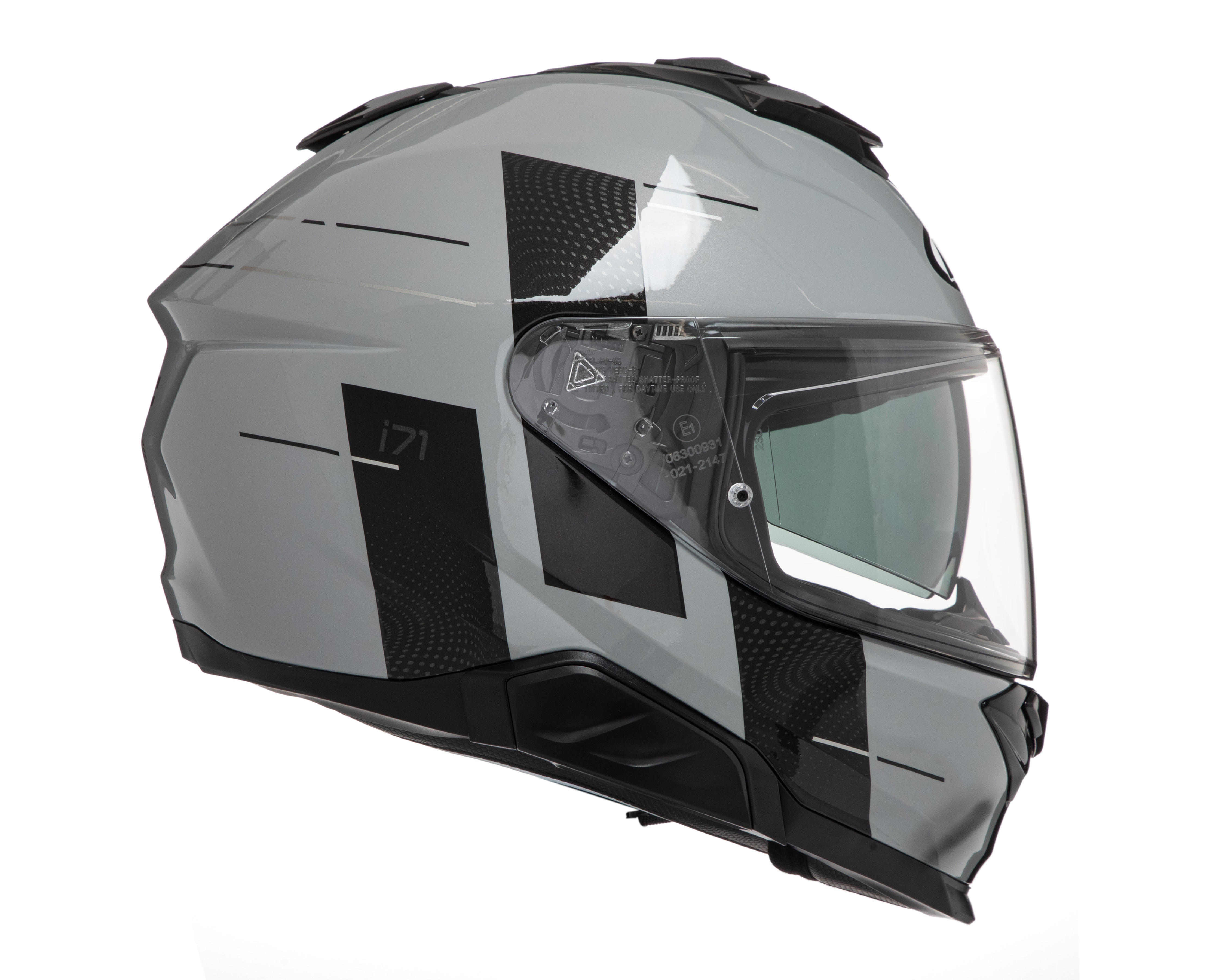 Foto 6 pulgar | Foto 5 | Casco para Motociclista HJC Grande Gris