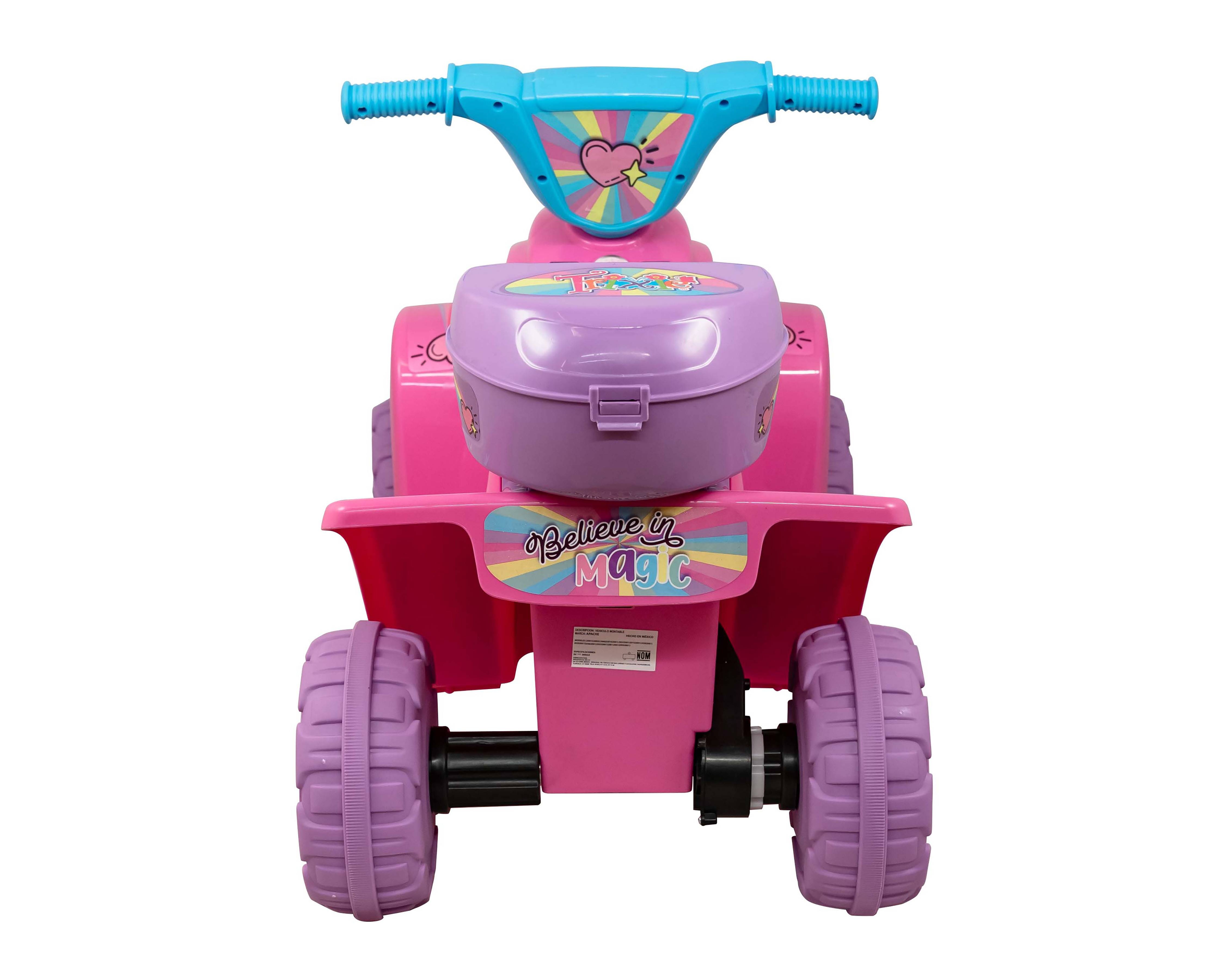 Foto 5 pulgar | Foto 4 | Montable Eléctrico Apache Unicornio Rosa