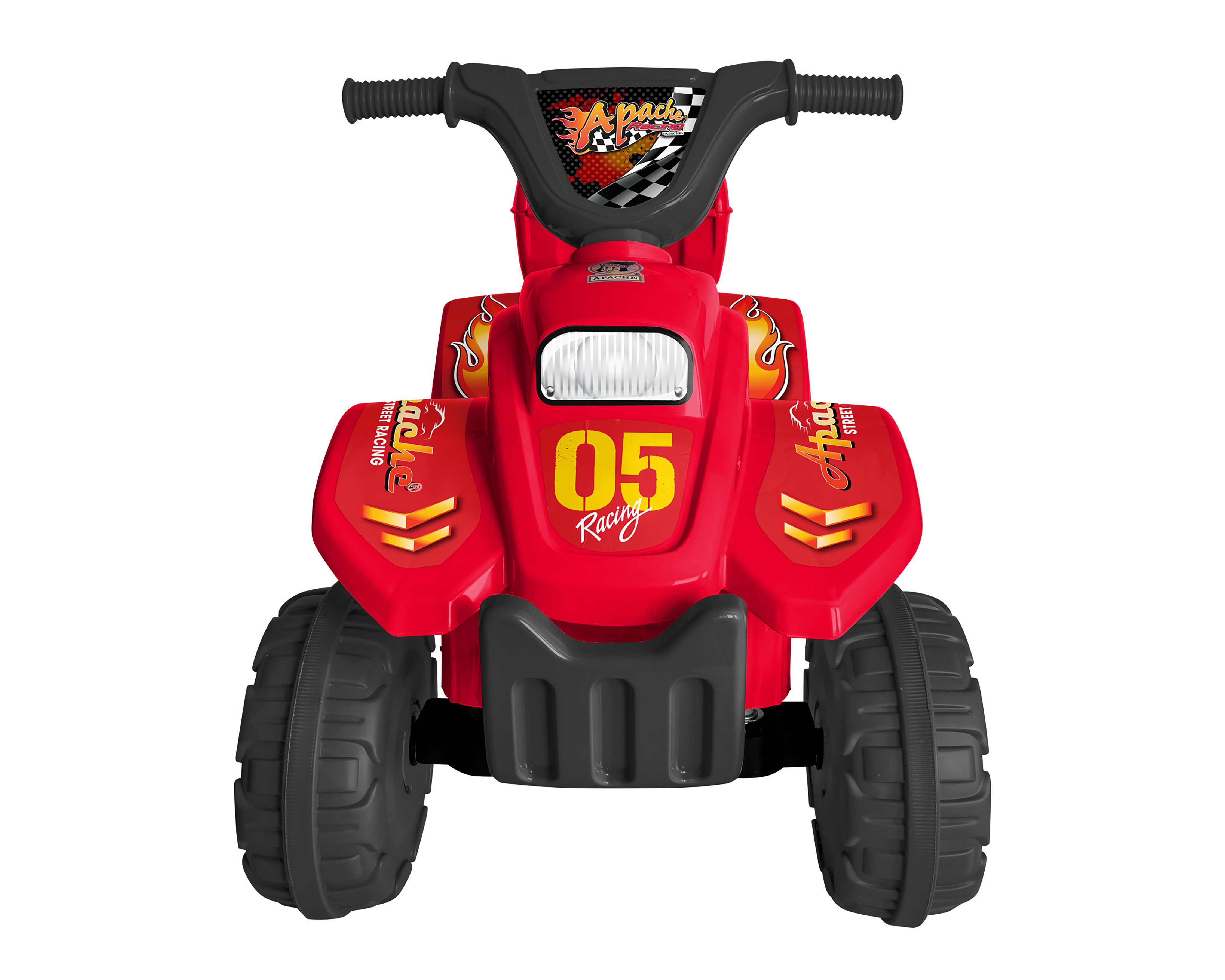 Foto 2 pulgar | Foto 1 | Montable Eléctrico Apache Racing Rojo