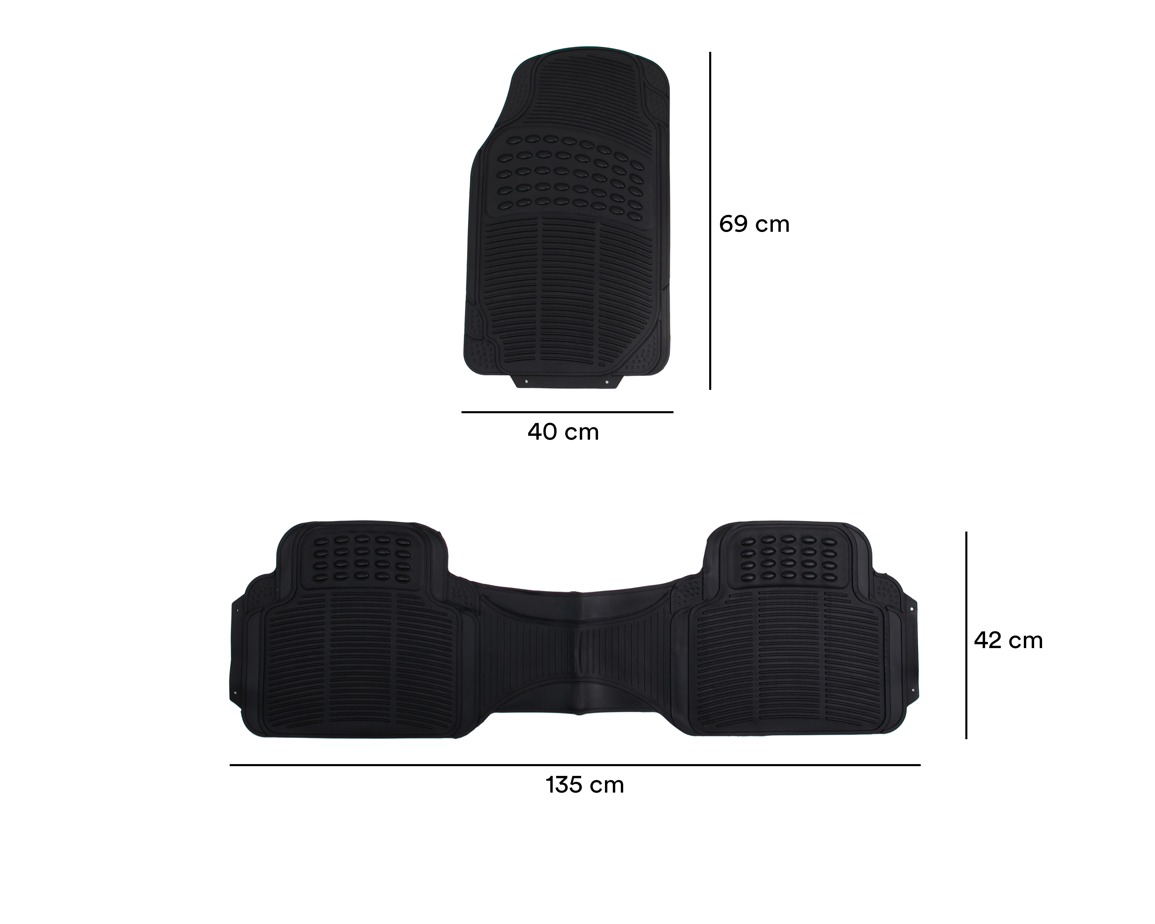 Foto 6 | Foto 6 | Tapete para Auto Universal OPC Tools 3 Piezas