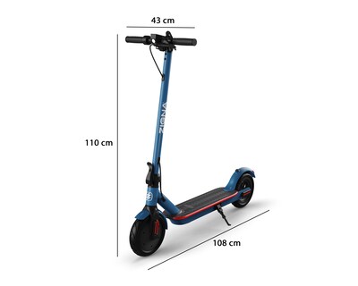 Foto 7 | Foto 7 | Scooter Eléctrico Zigna Run 350 hasta 25km/h AZUL