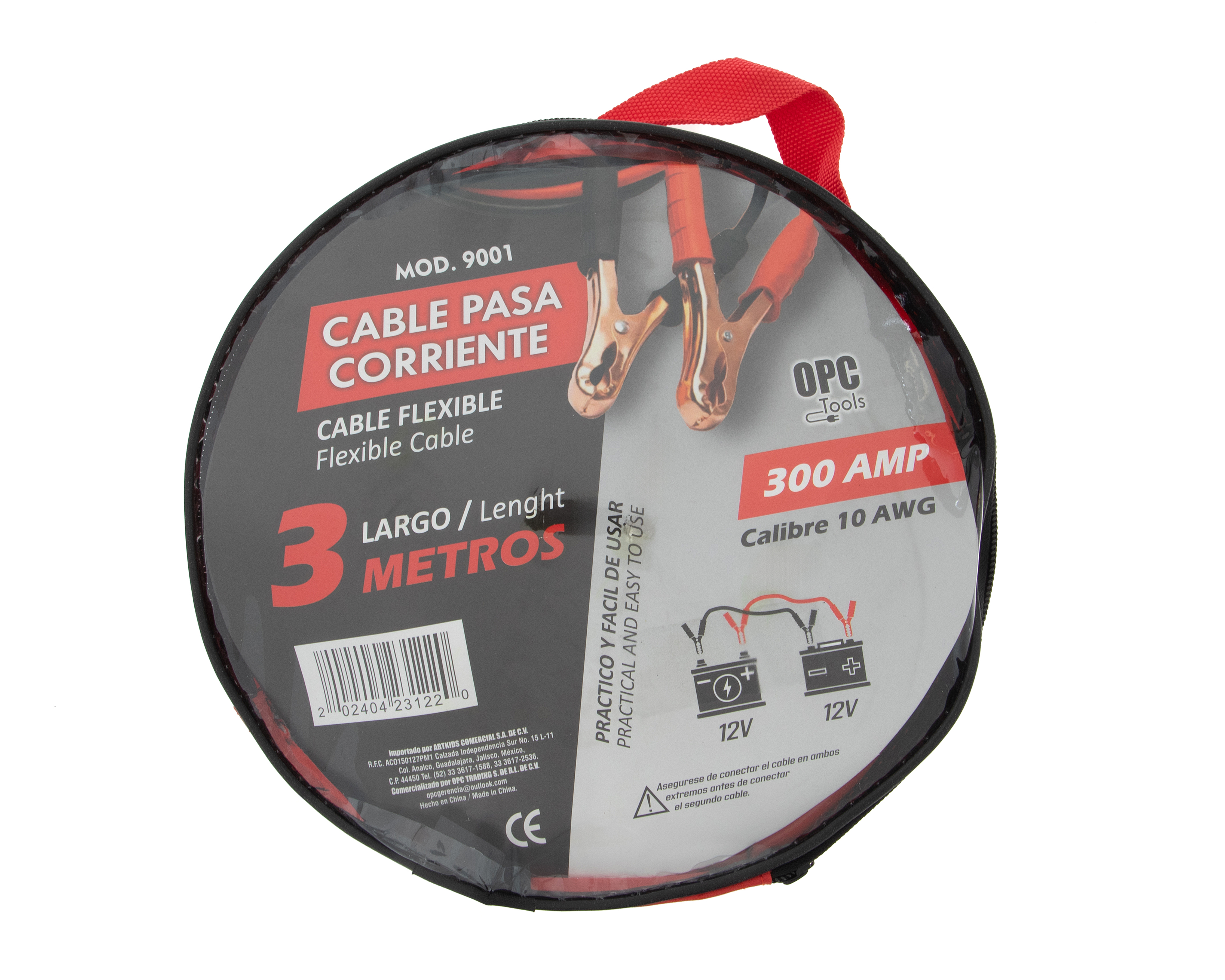 Foto 4 pulgar | Foto 3 | Cable Pasacorriente de 3 Metros OPC Tools