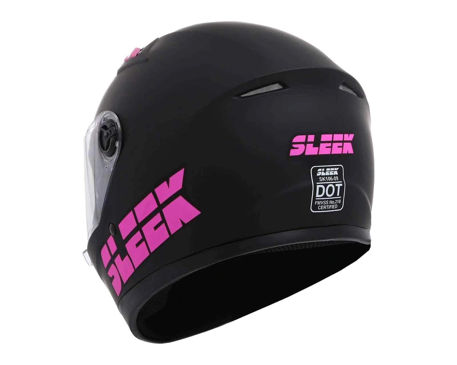 Foto 4 pulgar | Foto 3 | Casco para Motociclista Sleek Mediano Negro