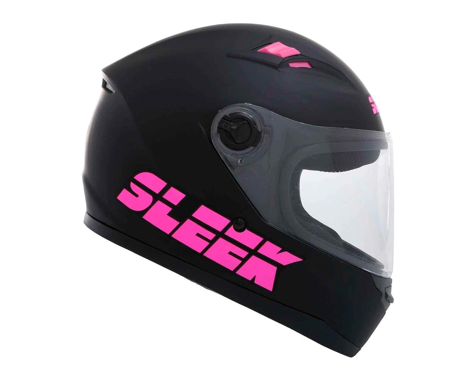 Foto 6 pulgar | Foto 5 | Casco para Motociclista Sleek Mediano Negro
