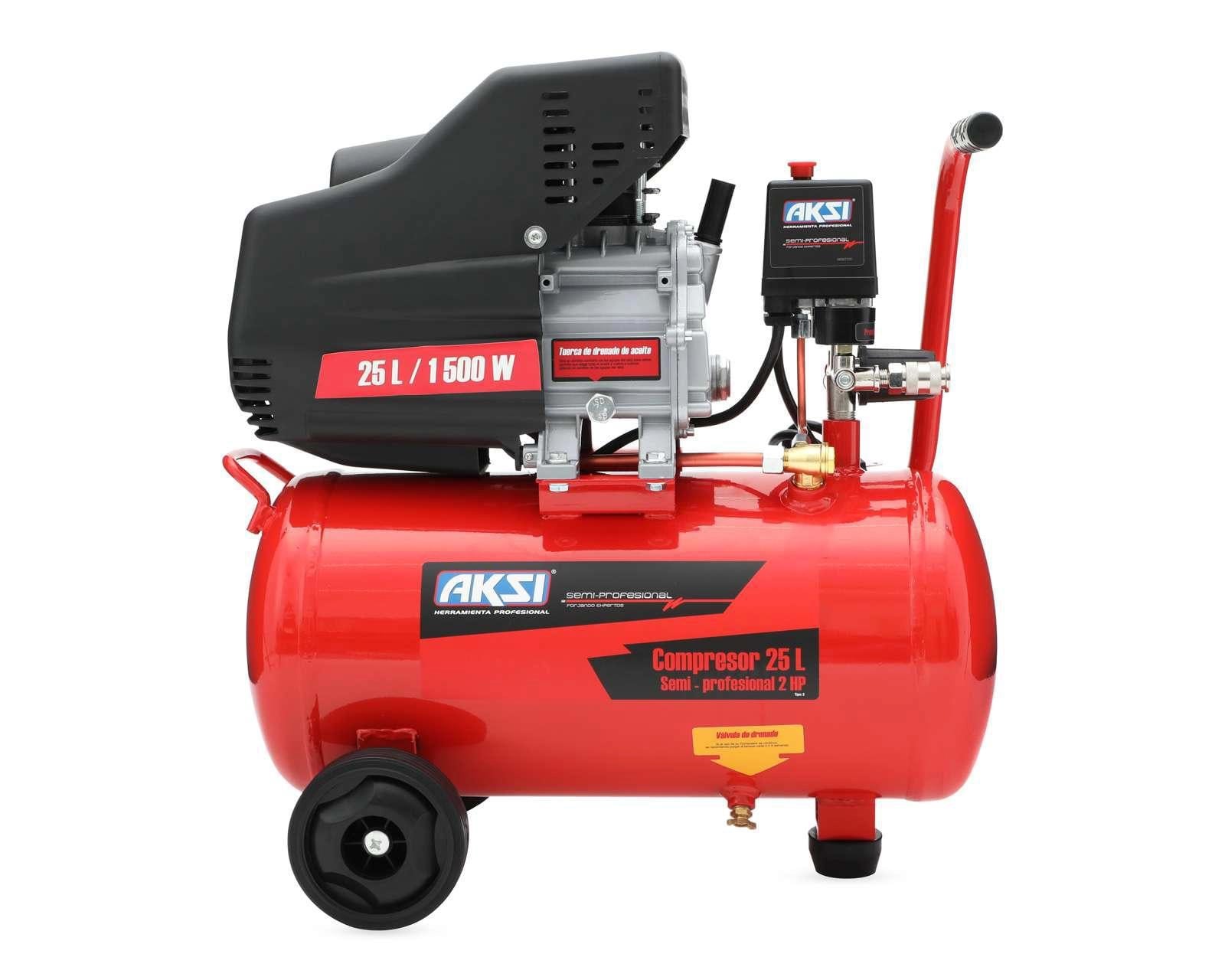 Foto 3 pulgar | Foto 2 | Compresor Aksi 25 LTS 2HP 1500 W