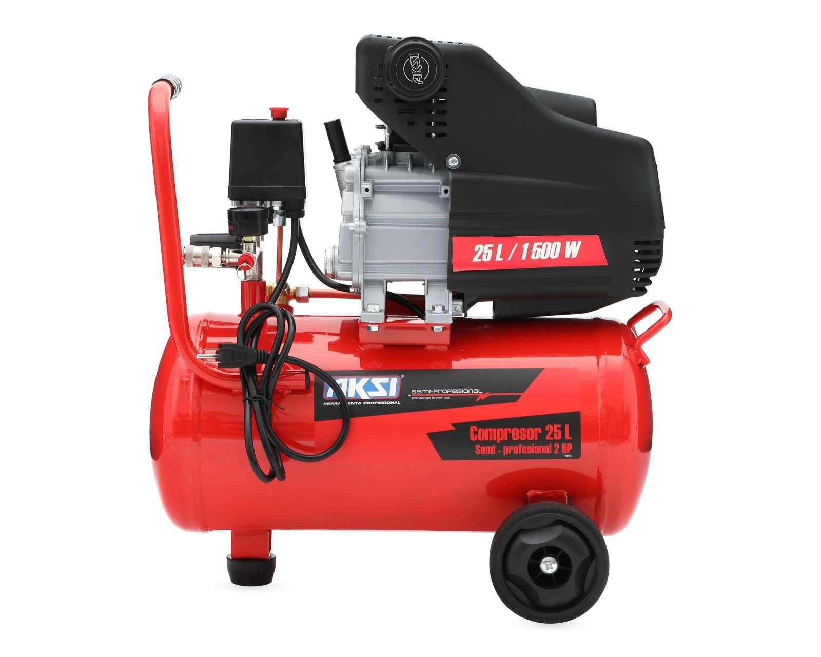 Foto 4 pulgar | Foto 3 | Compresor Aksi 25 LTS 2HP 1500 W