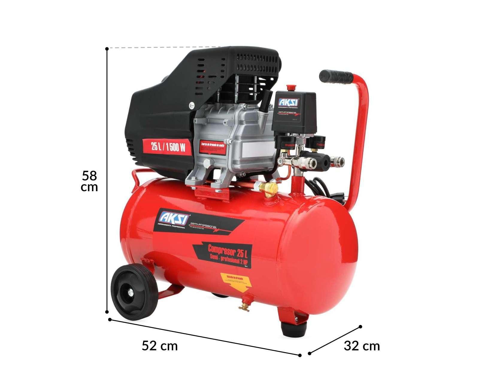 Foto 6 | Foto 6 | Compresor Aksi 25 LTS 2HP 1500 W