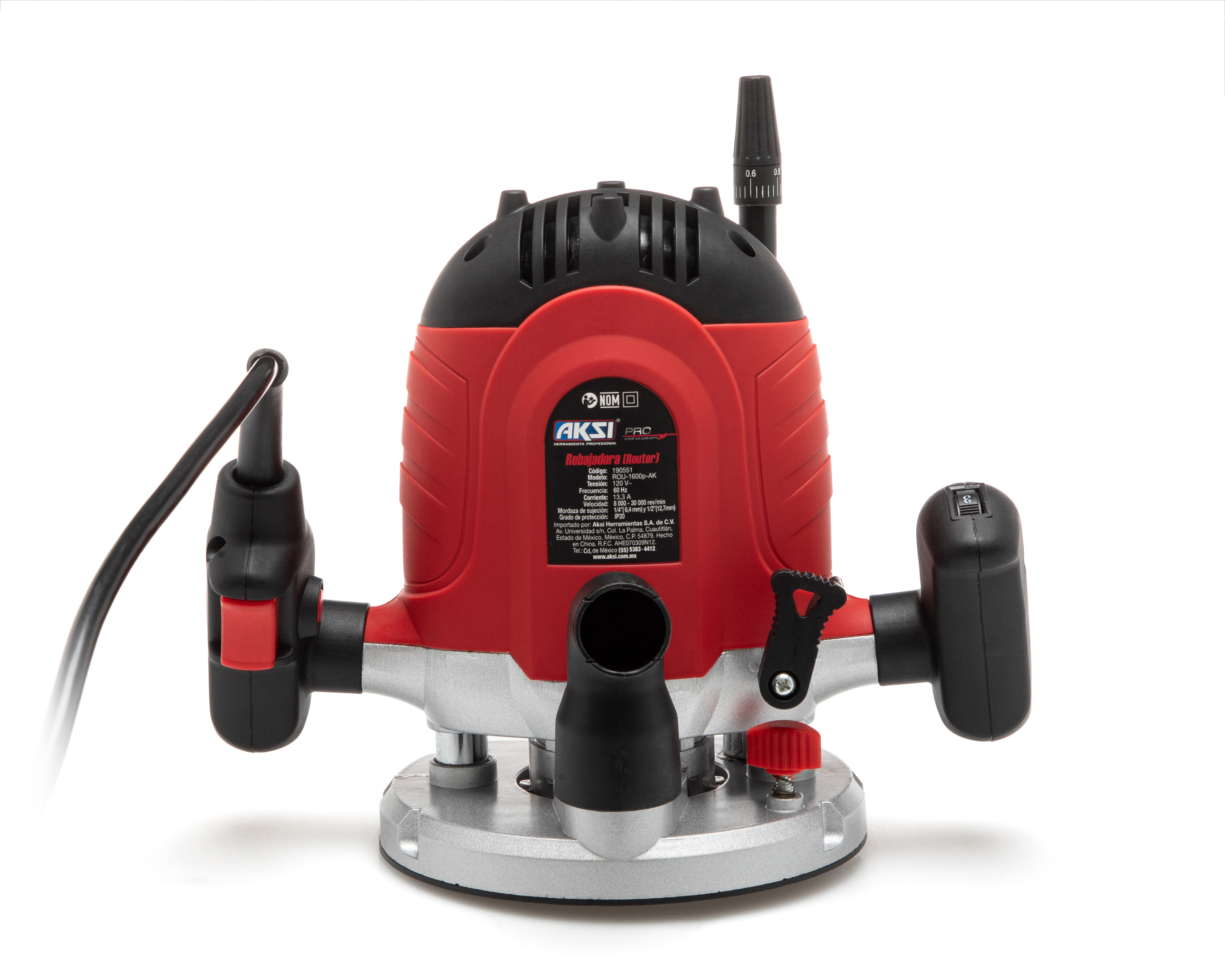 Foto 5 pulgar | Foto 4 | Rebajadora Router Aksi 1600 W