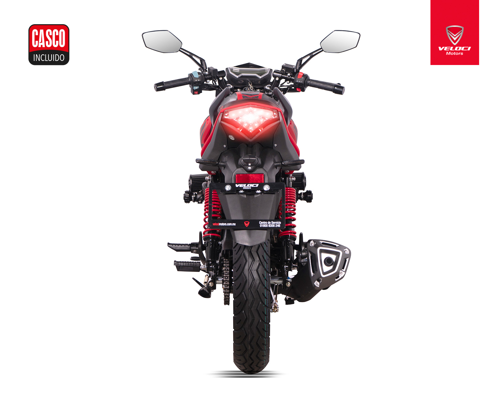 Foto 5 pulgar | Foto 4 | Motocicleta Veloci Razzer GTR3 220 cc 2025