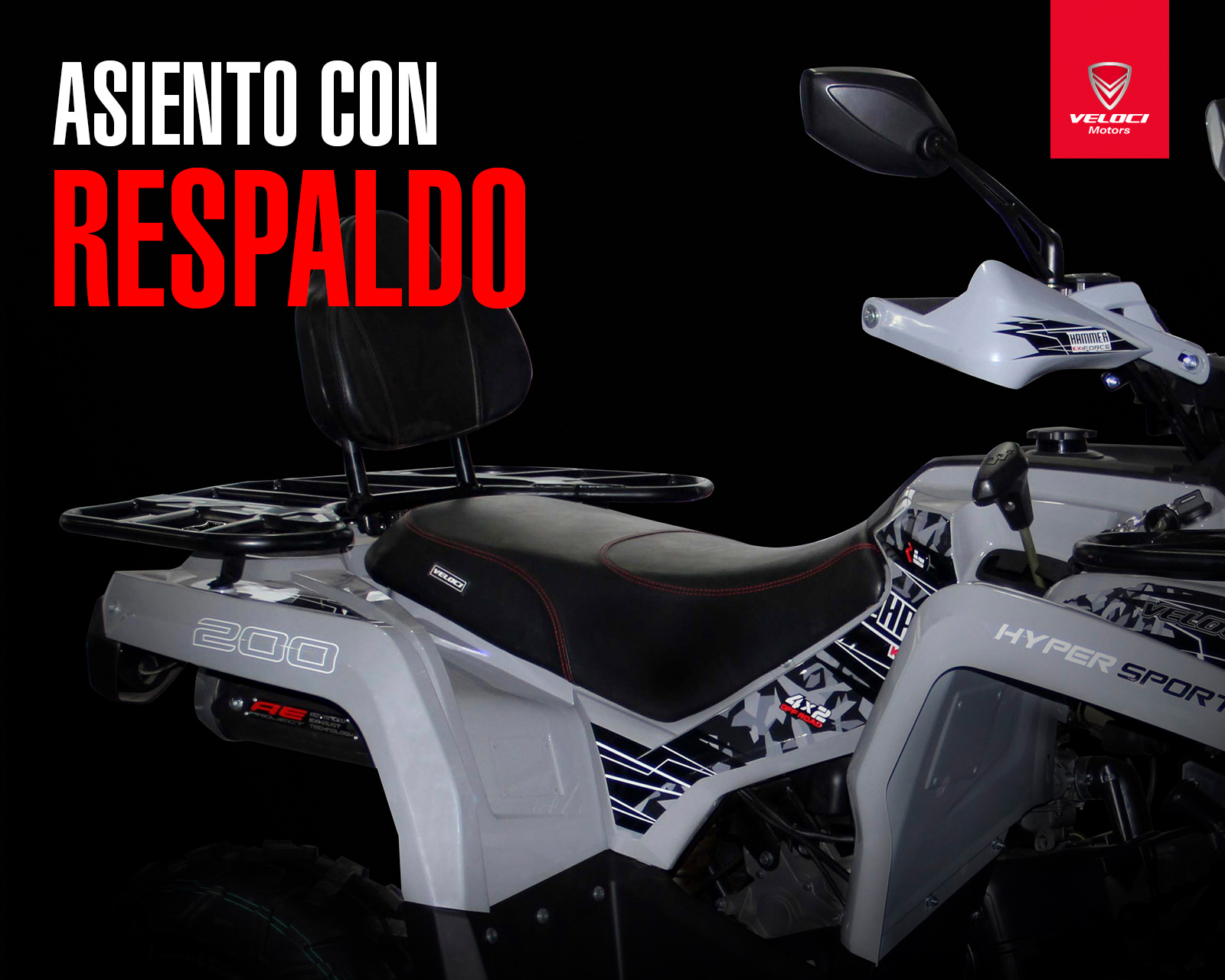 Foto 5 | Foto 5 | Cuatrimoto Veloci Hammer KX Force 200 cc 2025