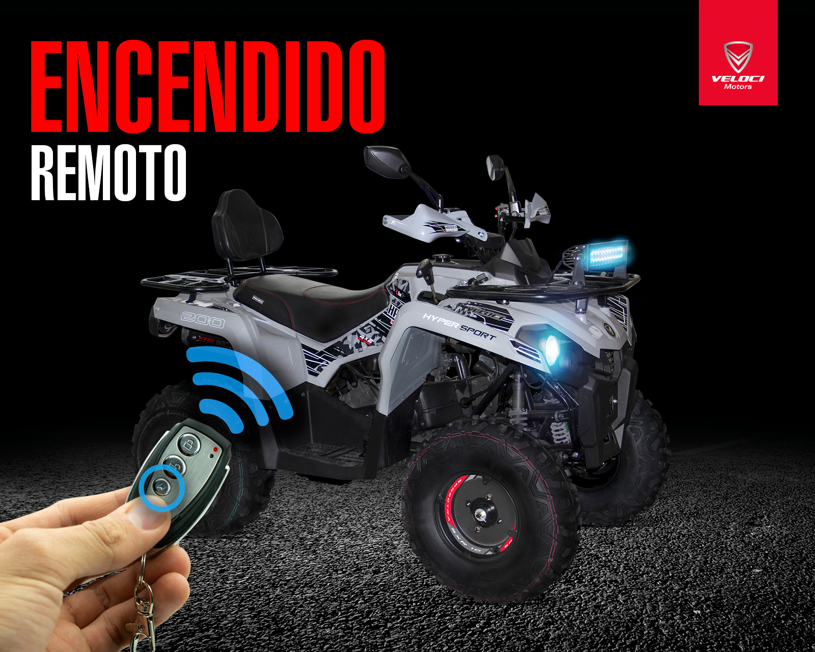 Foto 7 pulgar | Foto 6 | Cuatrimoto Veloci Hammer KX Force 200 cc 2025