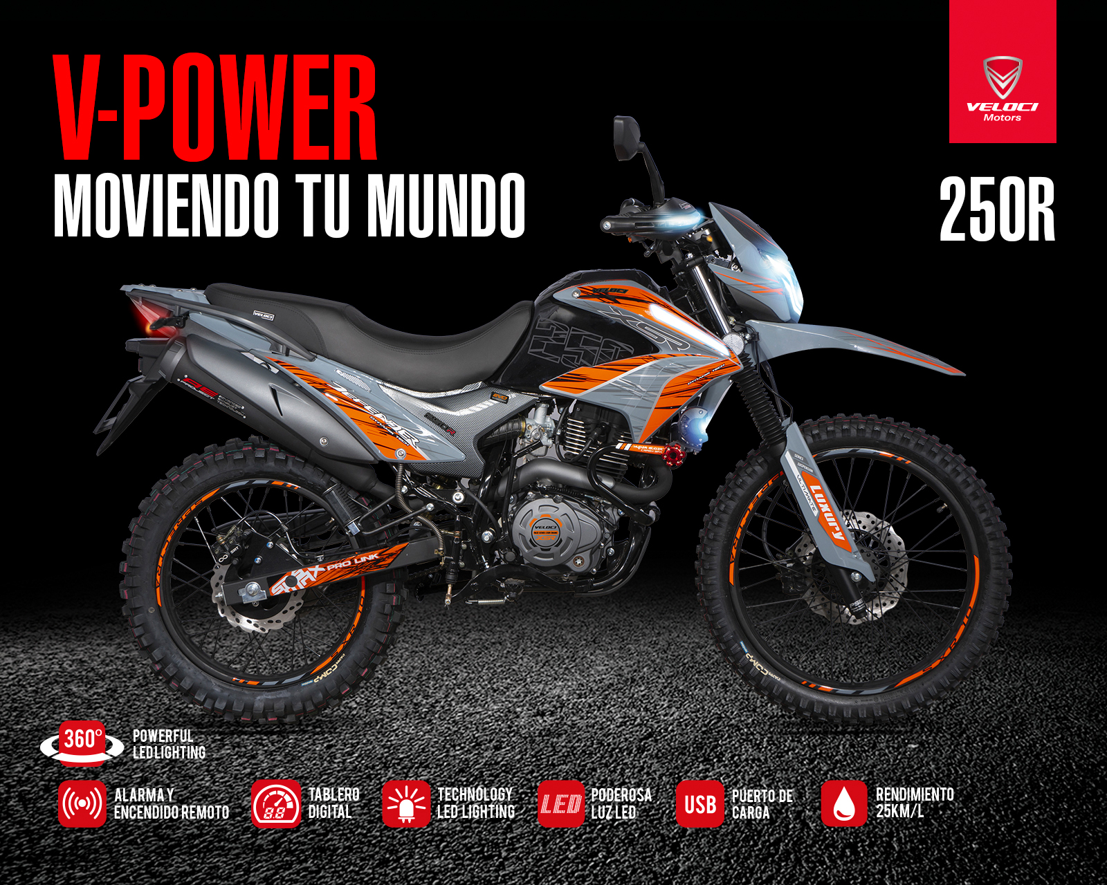 Foto 3 | Foto 3 | Motocicleta Veloci Defender Dynamik 250 cc 2025