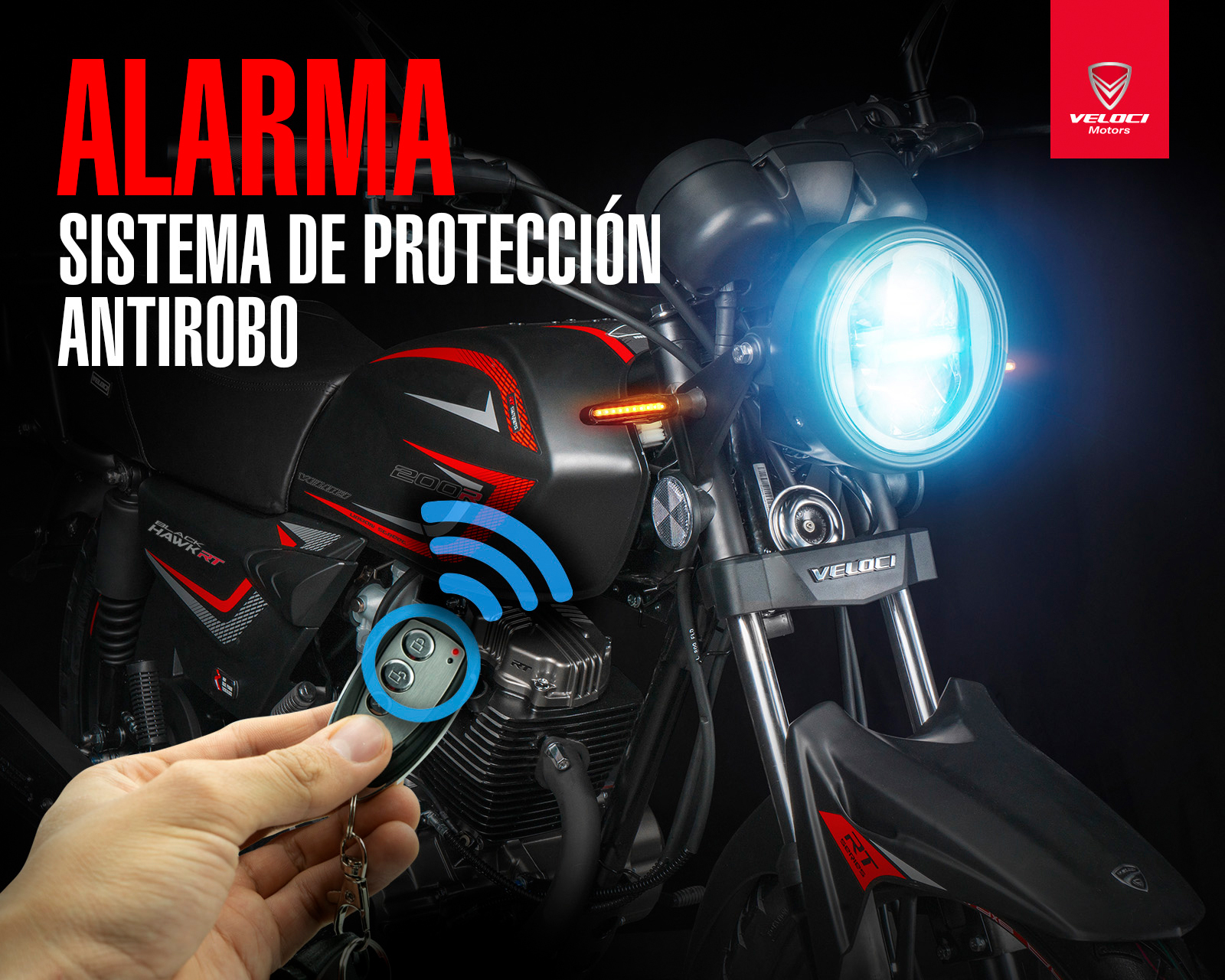 Foto 4 | Foto 4 | Motocicleta Veloci Blackhawk RT 200 cc 2025