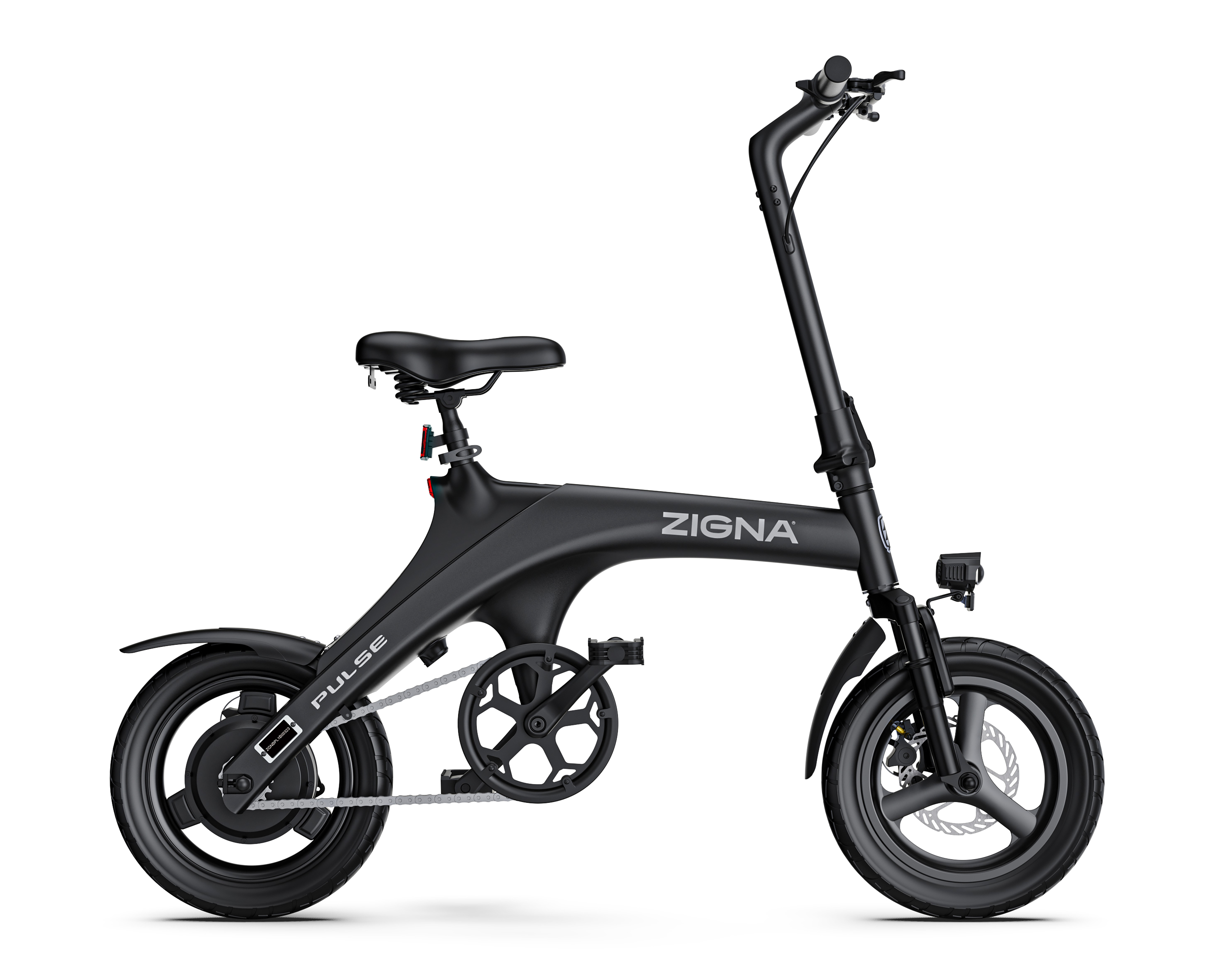 Foto 3 pulgar | Foto 2 | Bicicleta Eléctrica 350 W Zigna Pulse Rodada 14 Negra