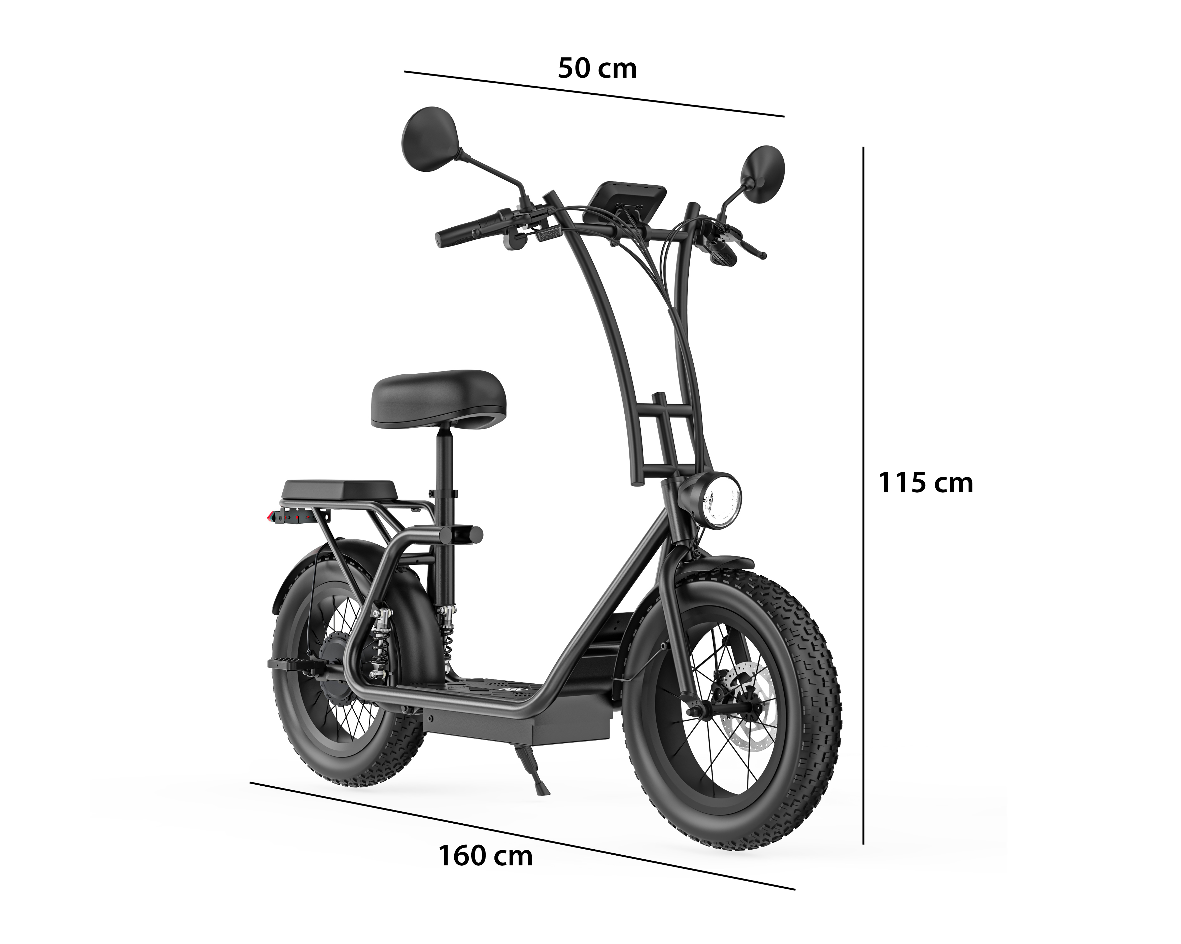Foto 8 | Foto 8 | Bicicleta Eléctrica 500 W Zigna Cruise Rodada 16 Negra