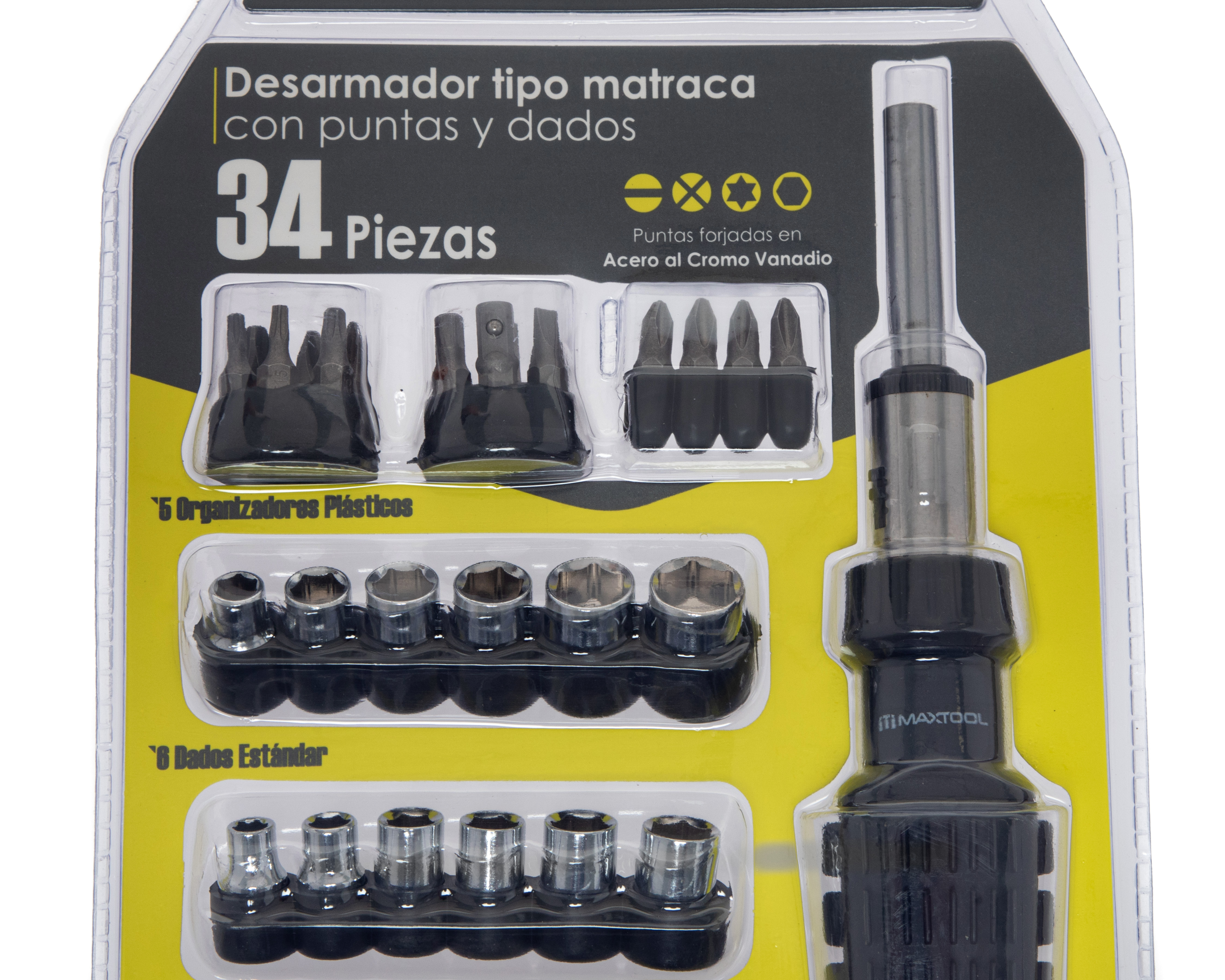 Foto 4 pulgar | Foto 3 | Desarmador Maxtool con Puntas y Dados