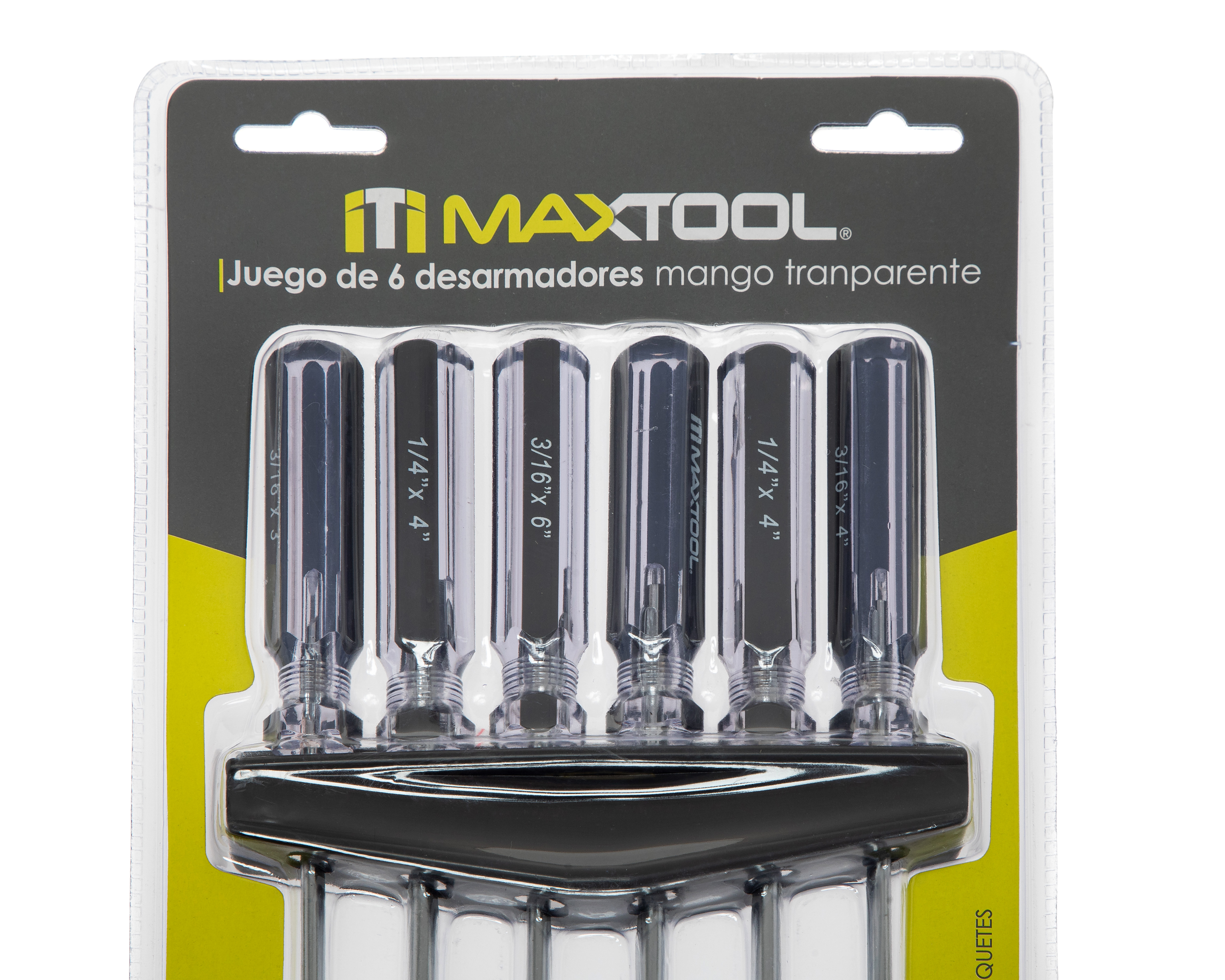 Foto 4 pulgar | Foto 3 | Desarmador Maxtool 6 Piezas con Base