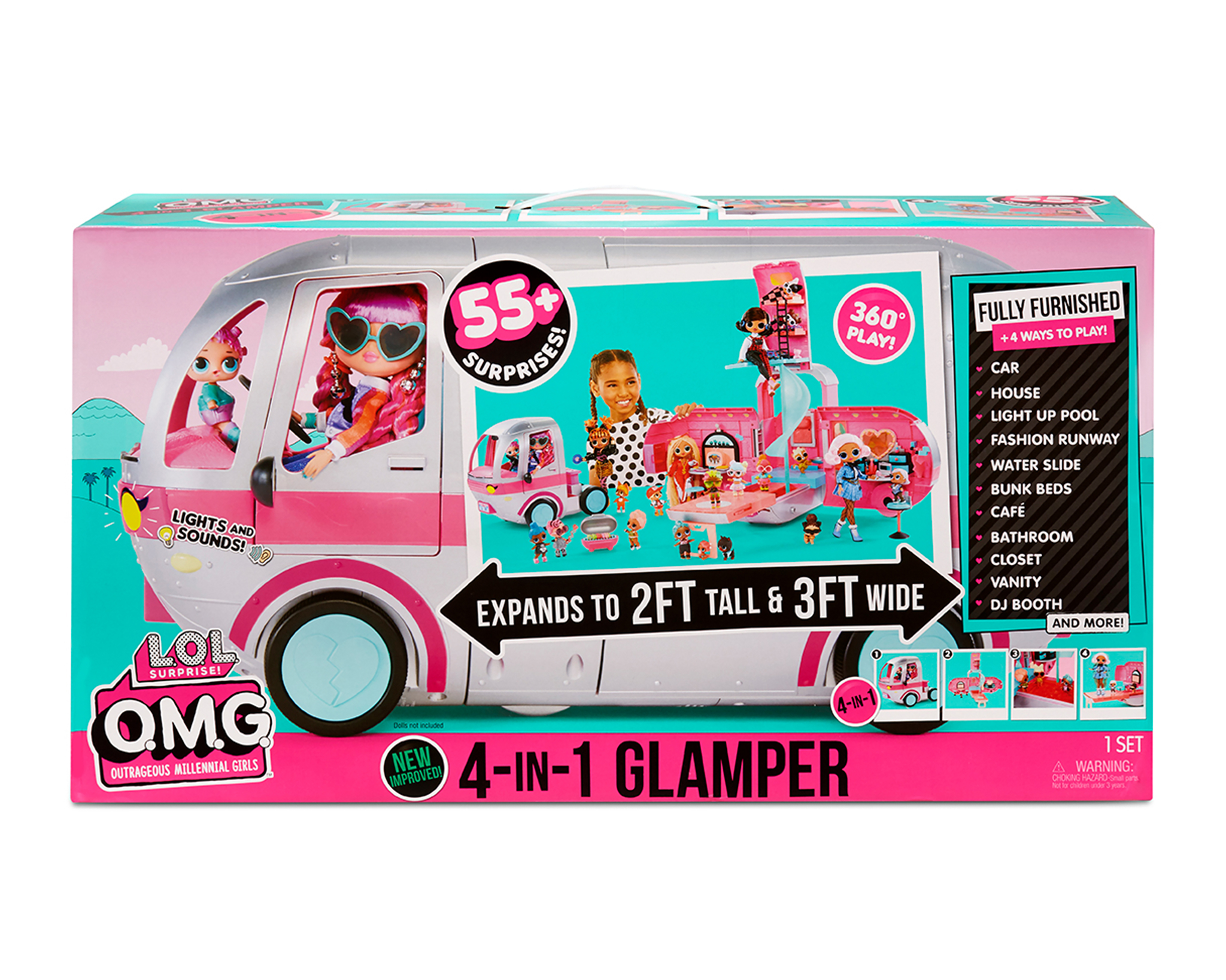 Foto 2 pulgar | Foto 1 | Carro de Muñecas LOL Surprise! Multicolor