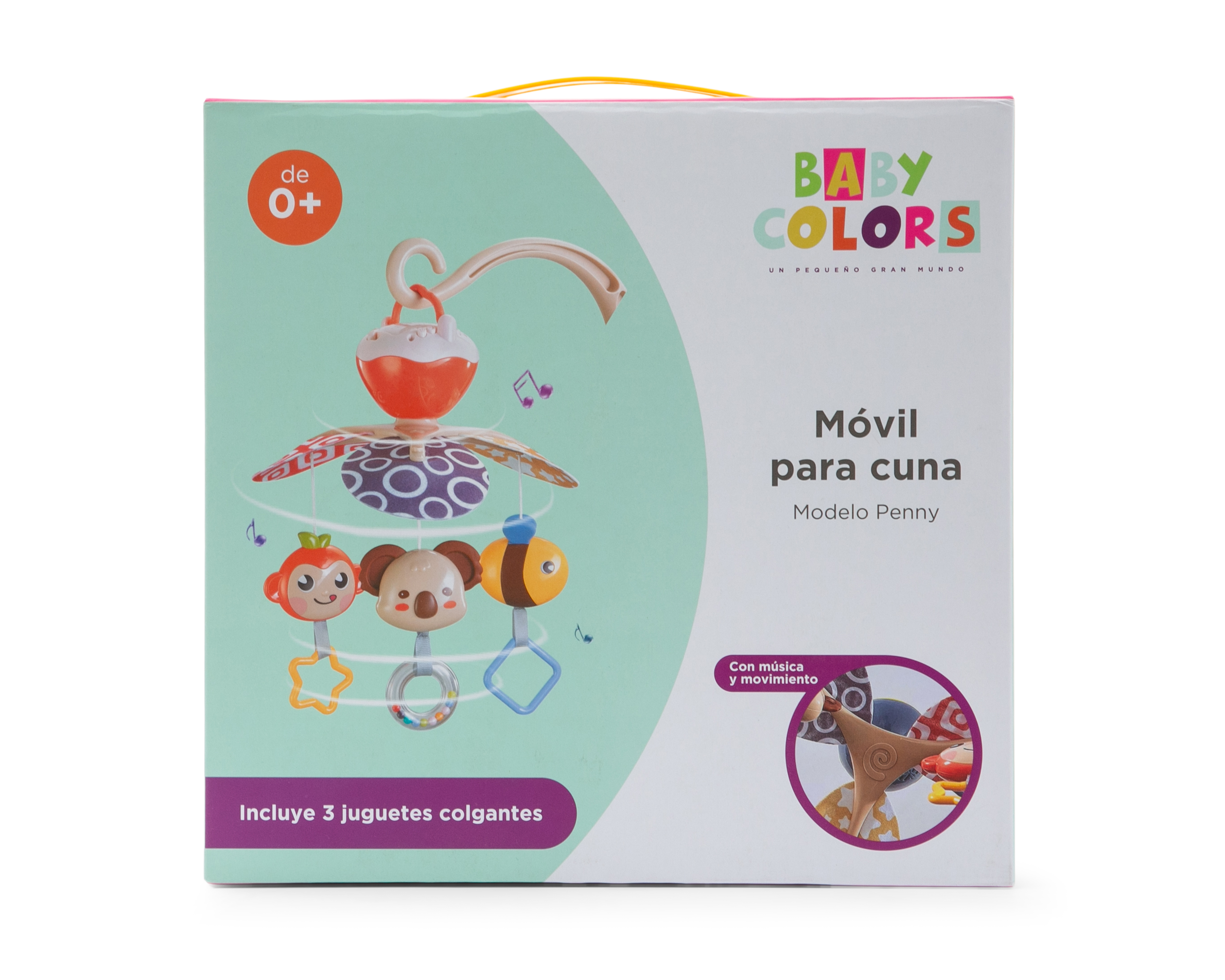 Foto 7 pulgar | Foto 6 | Móvil Musical para Bebé Baby Colors