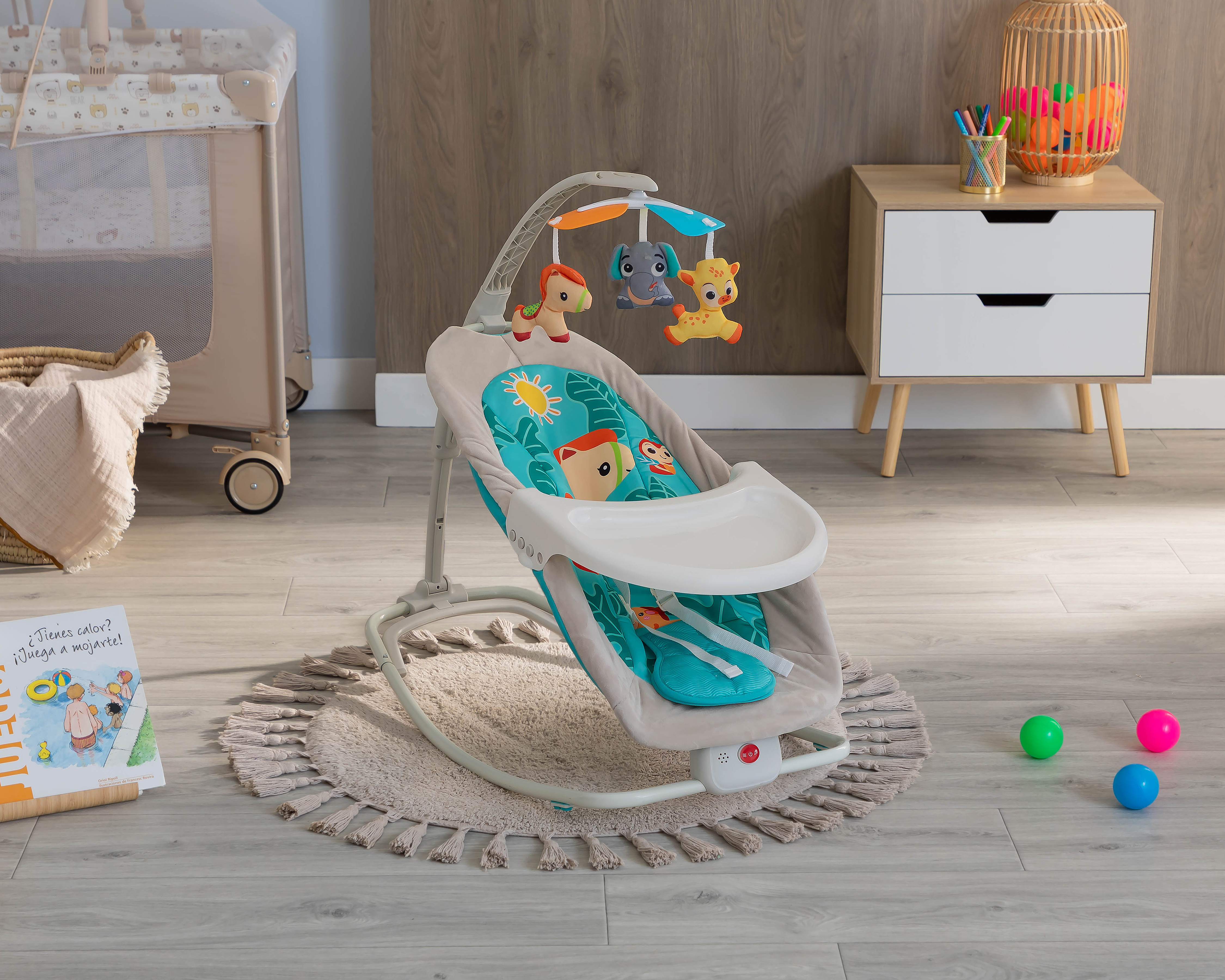 Foto 7 | Foto 7 | Bouncer Baby Colors Biby con Juguetes