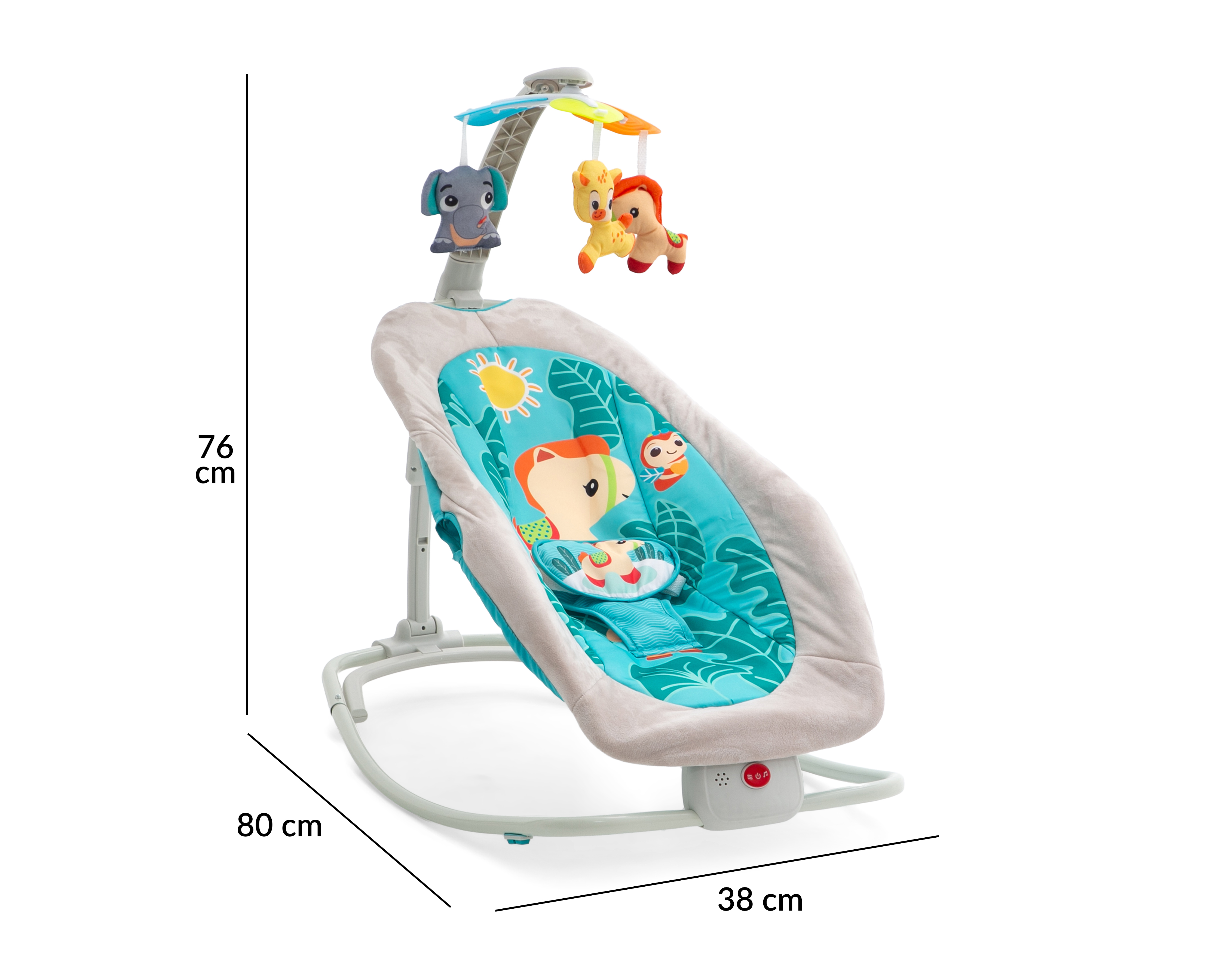 Foto 8 | Foto 8 | Bouncer Baby Colors Biby con Juguetes