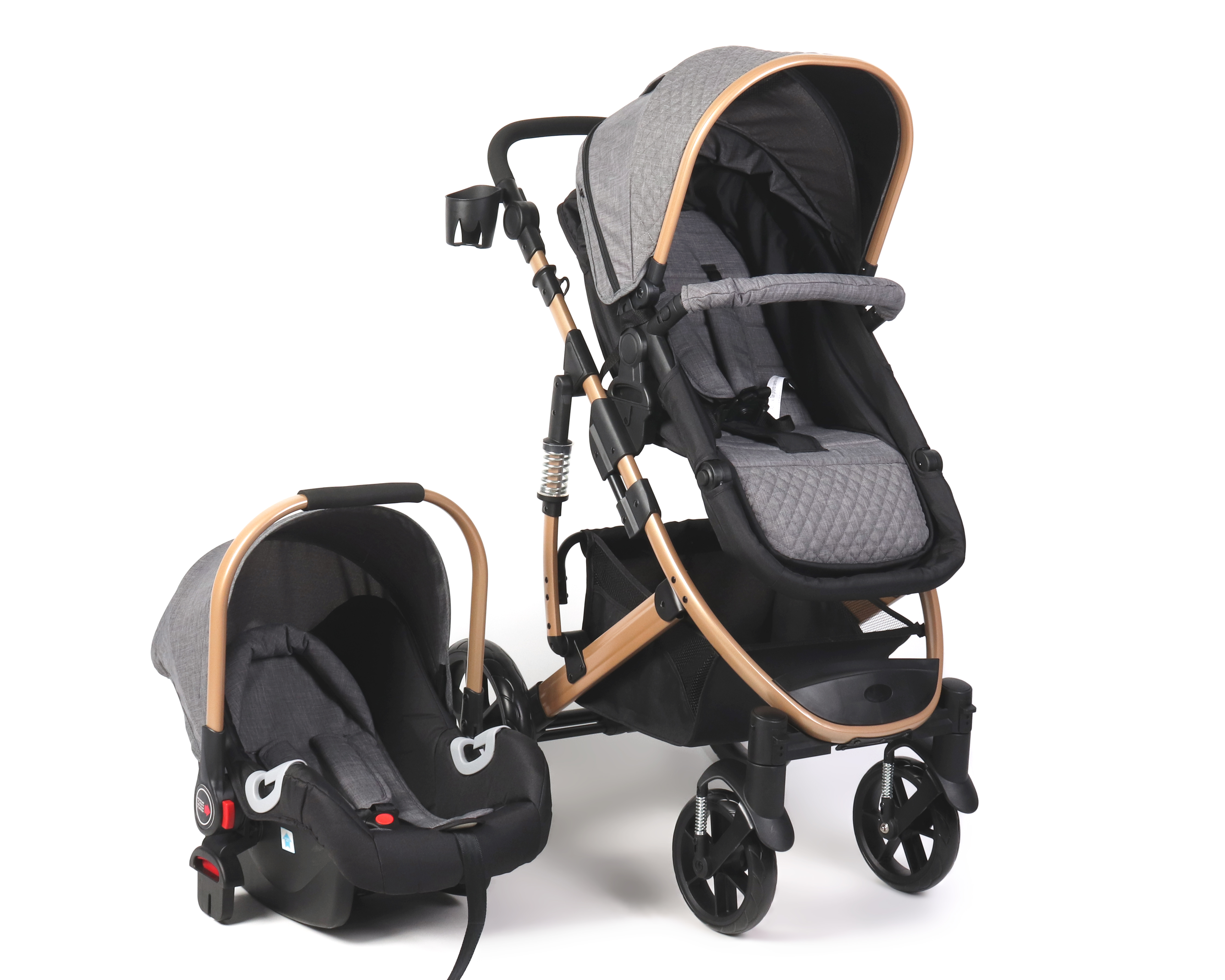 Foto 1 | Foto 1 | Sistema de Viaje Prinsel Quest Gold Reversible Gris