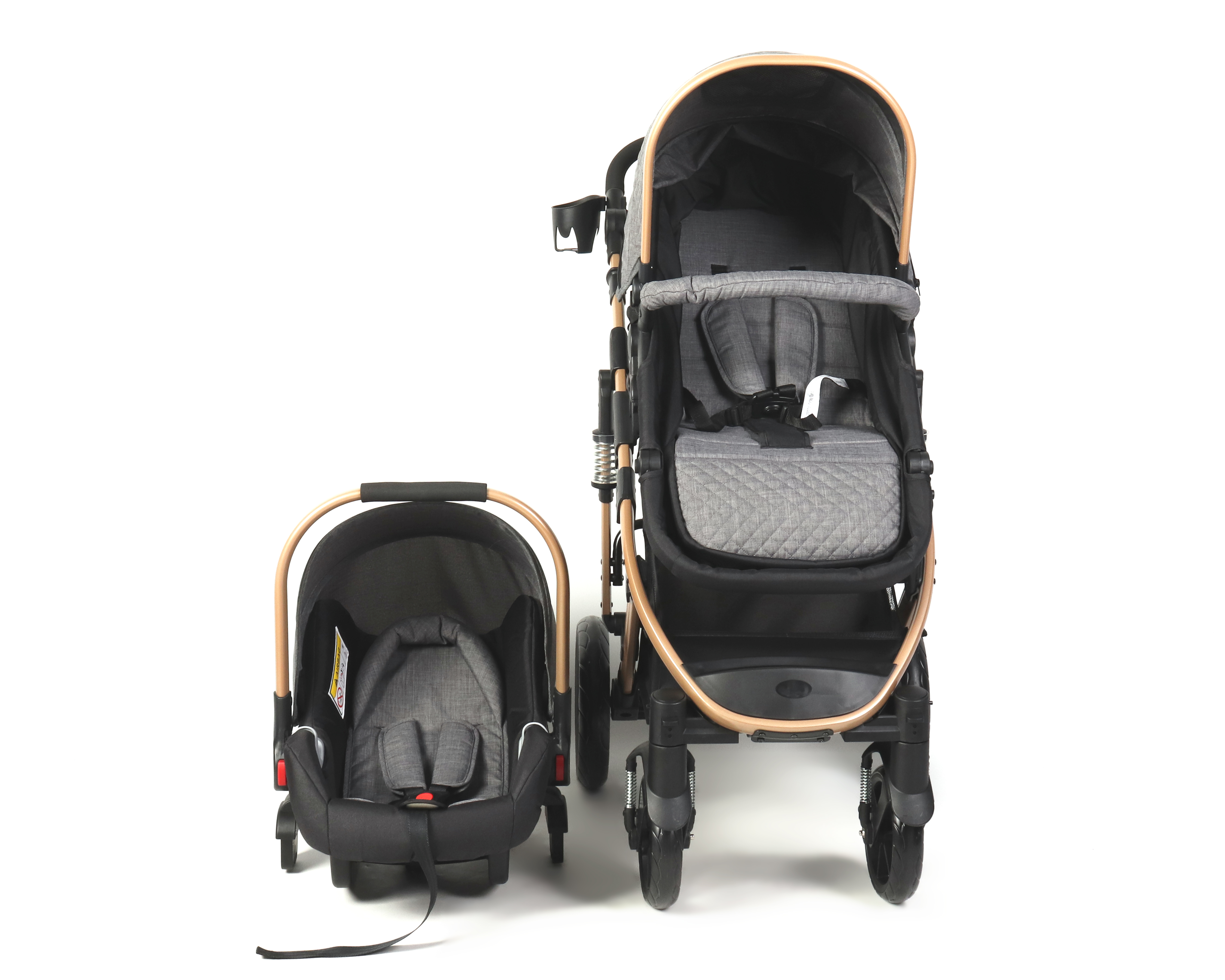 Foto 2 | Foto 2 | Sistema de Viaje Prinsel Quest Gold Reversible Gris