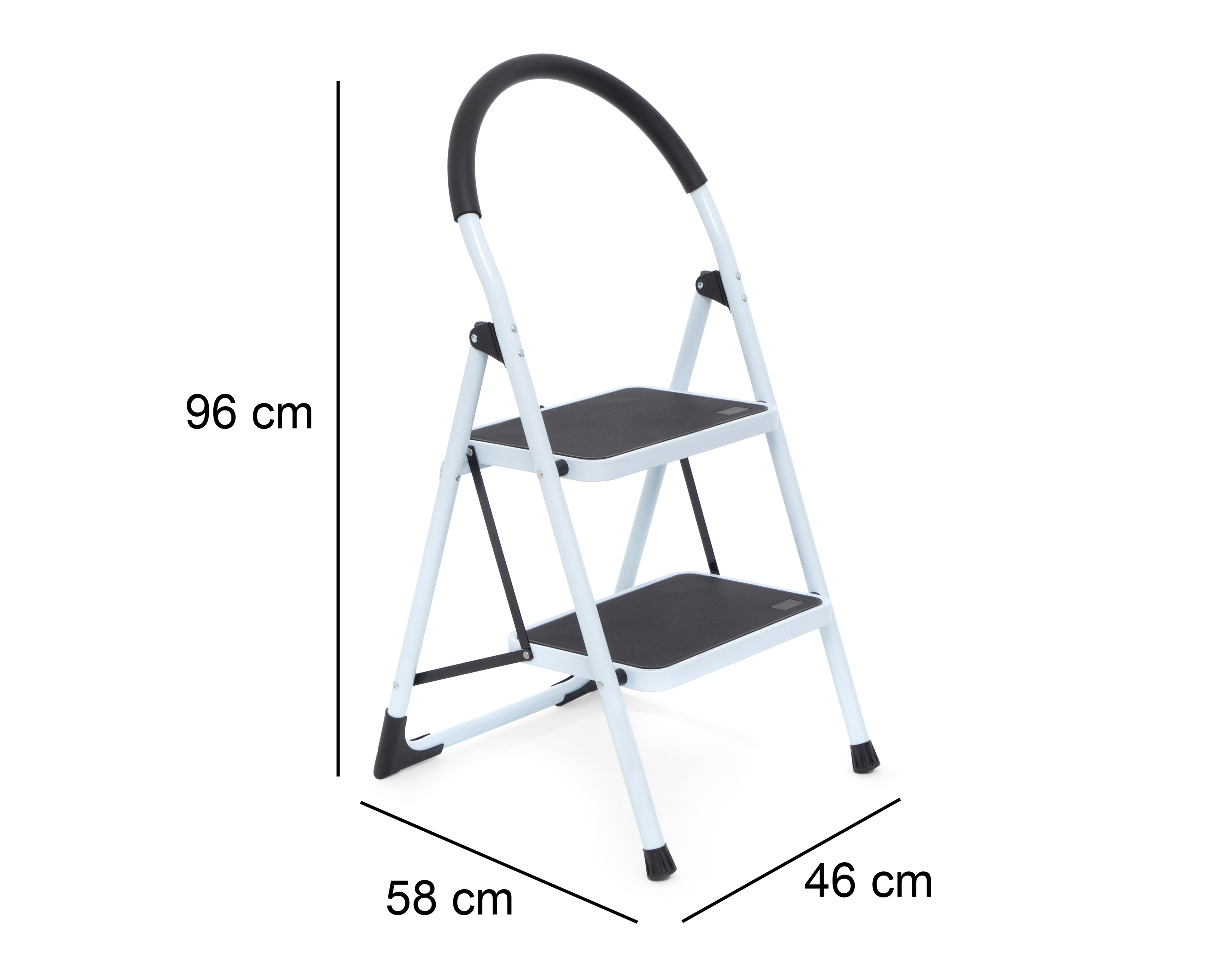 Foto 5 pulgar | Foto 4 | Escalera para Hogar Peldaños Brave Acero 2 Escalones