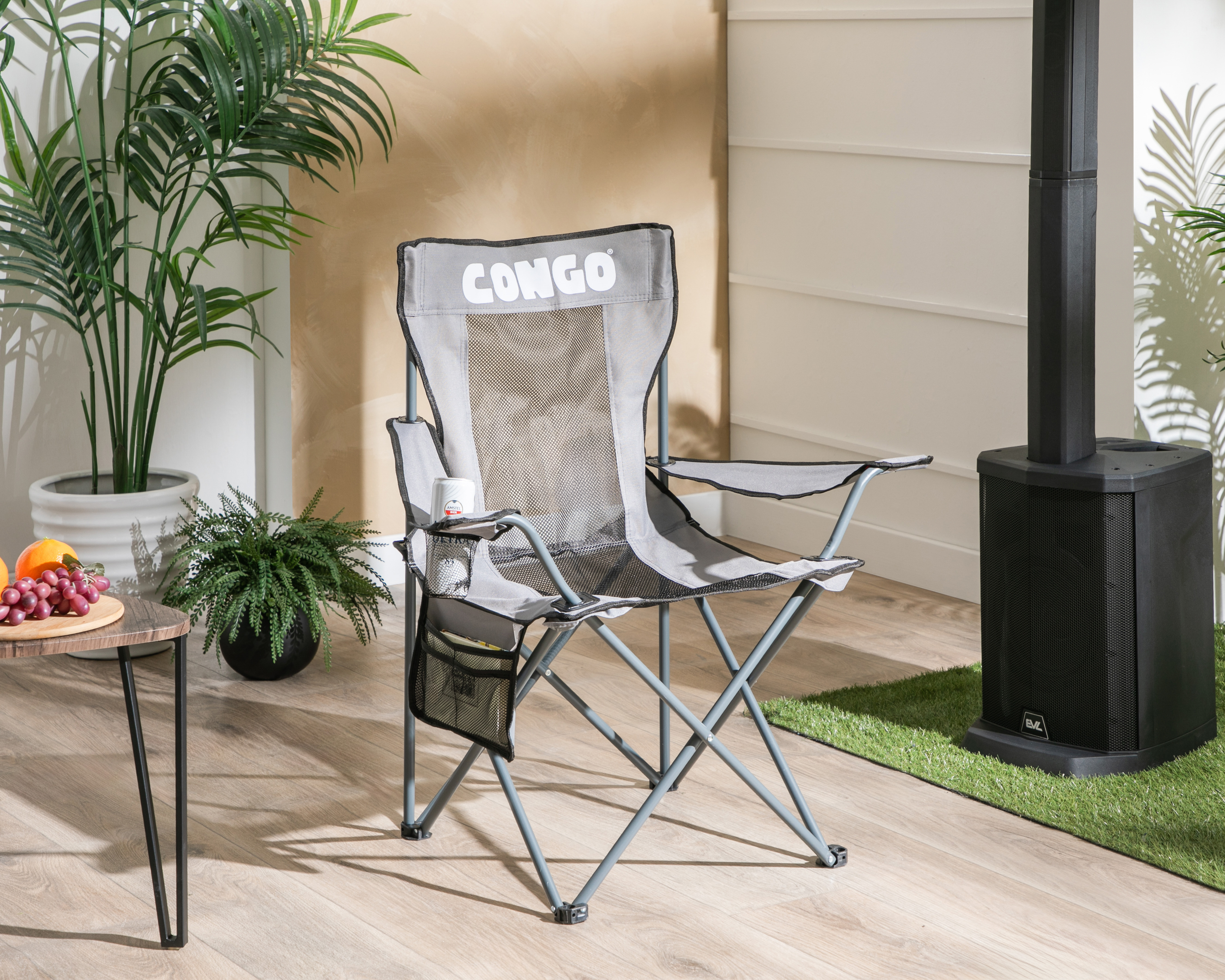 Foto 2 pulgar | Foto 1 | Silla Plegable para Camping Congo Gris
