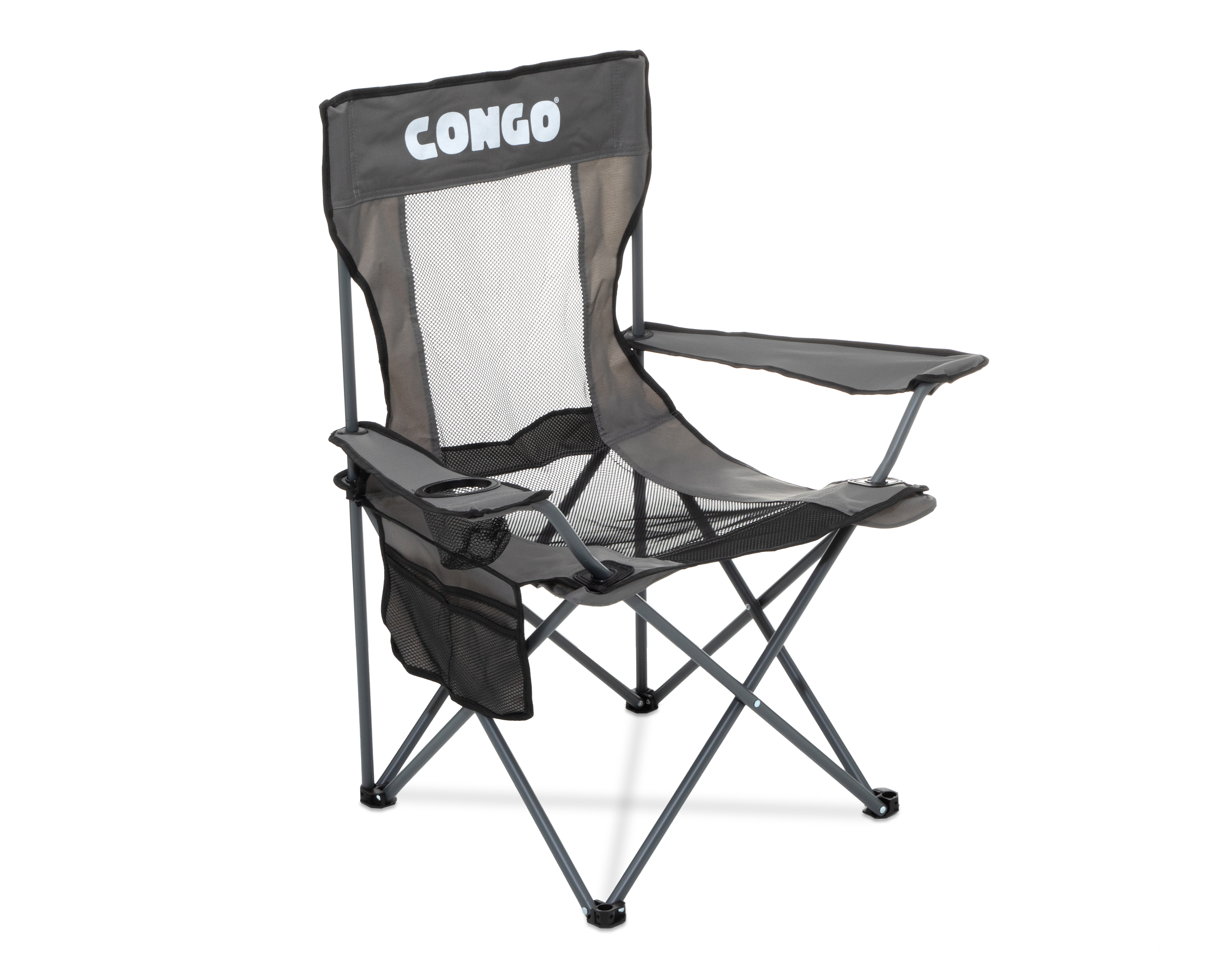 Foto 3 pulgar | Foto 2 | Silla Plegable para Camping Congo Gris
