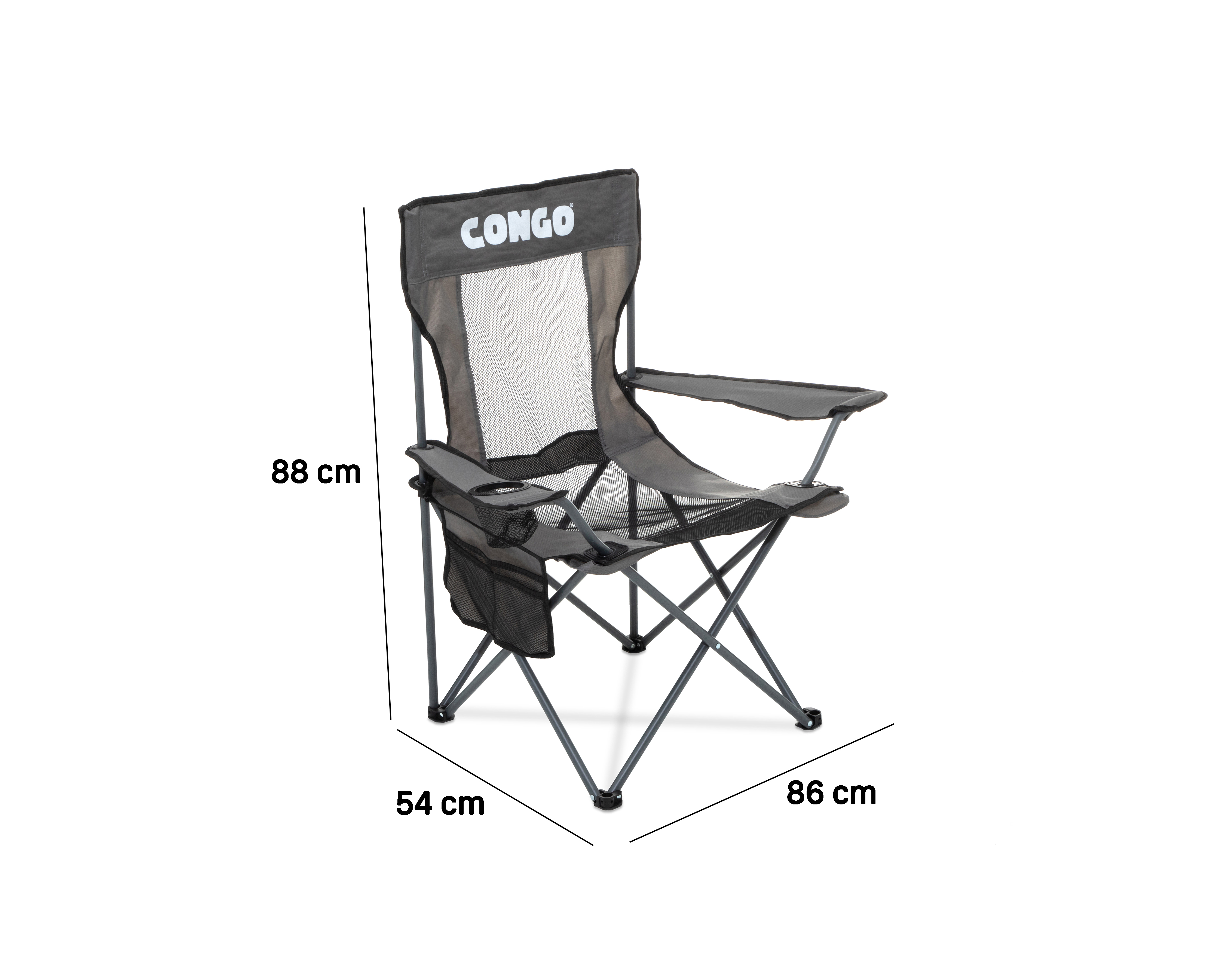 Foto 8 pulgar | Foto 7 | Silla Plegable para Camping Congo Gris
