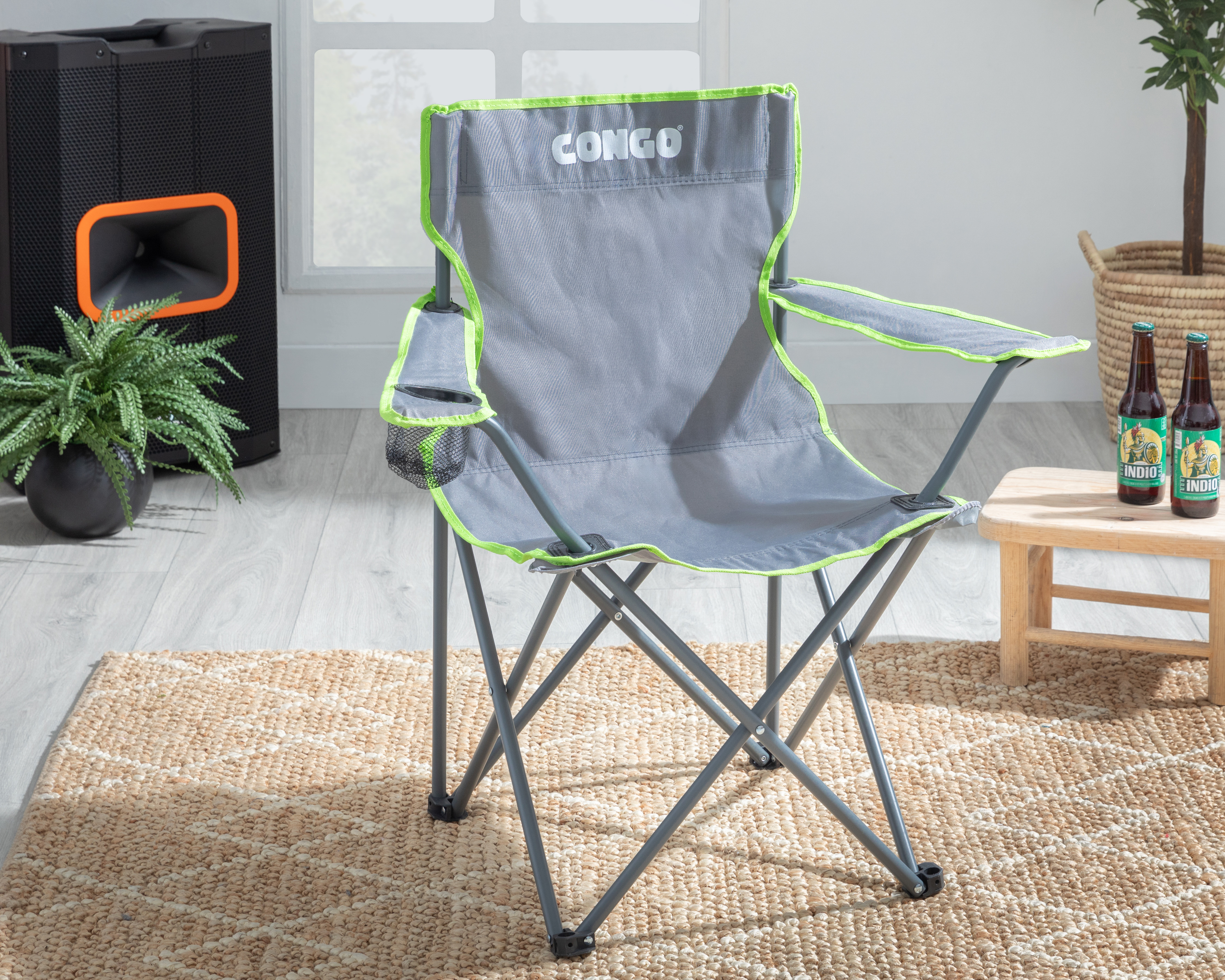 Foto 7 pulgar | Foto 6 | Silla Plegable para Camping Congo Gris