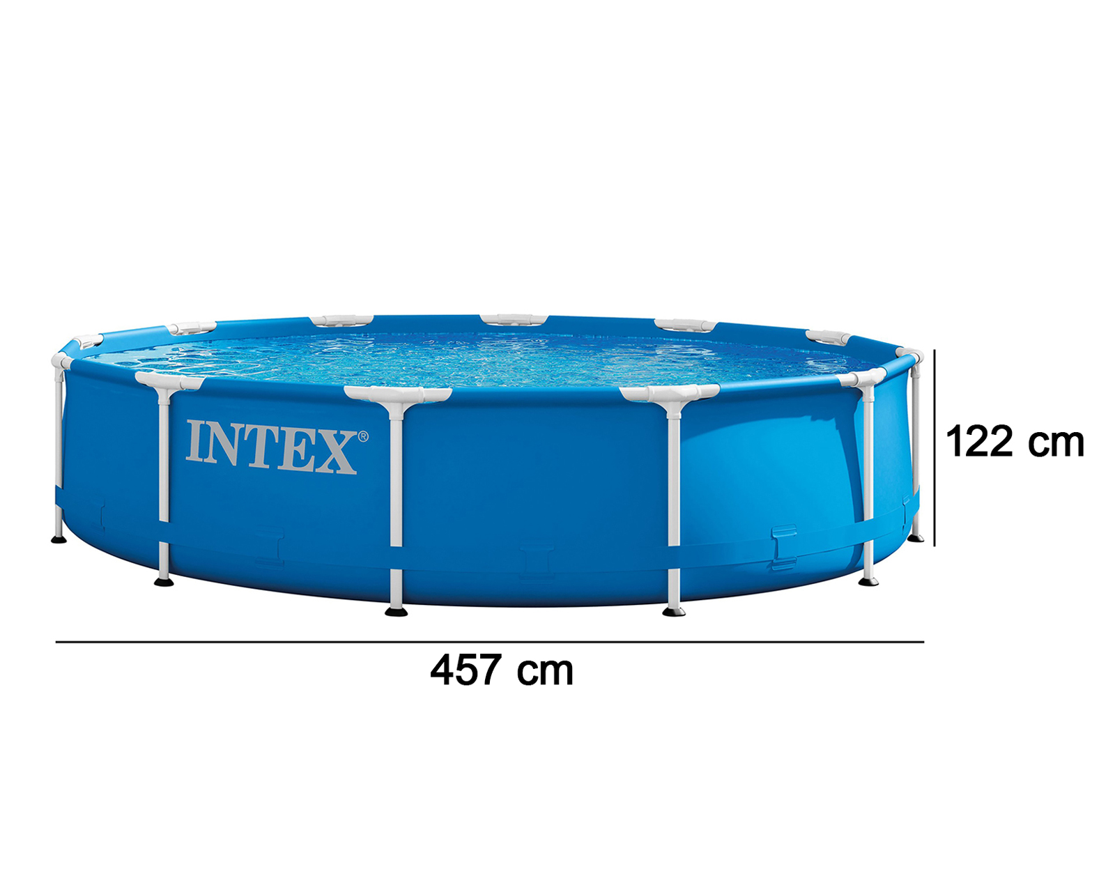 Foto 7 pulgar | Foto 6 | Alberca Rígida Circular Intex 16805 L 457 x 122 cm