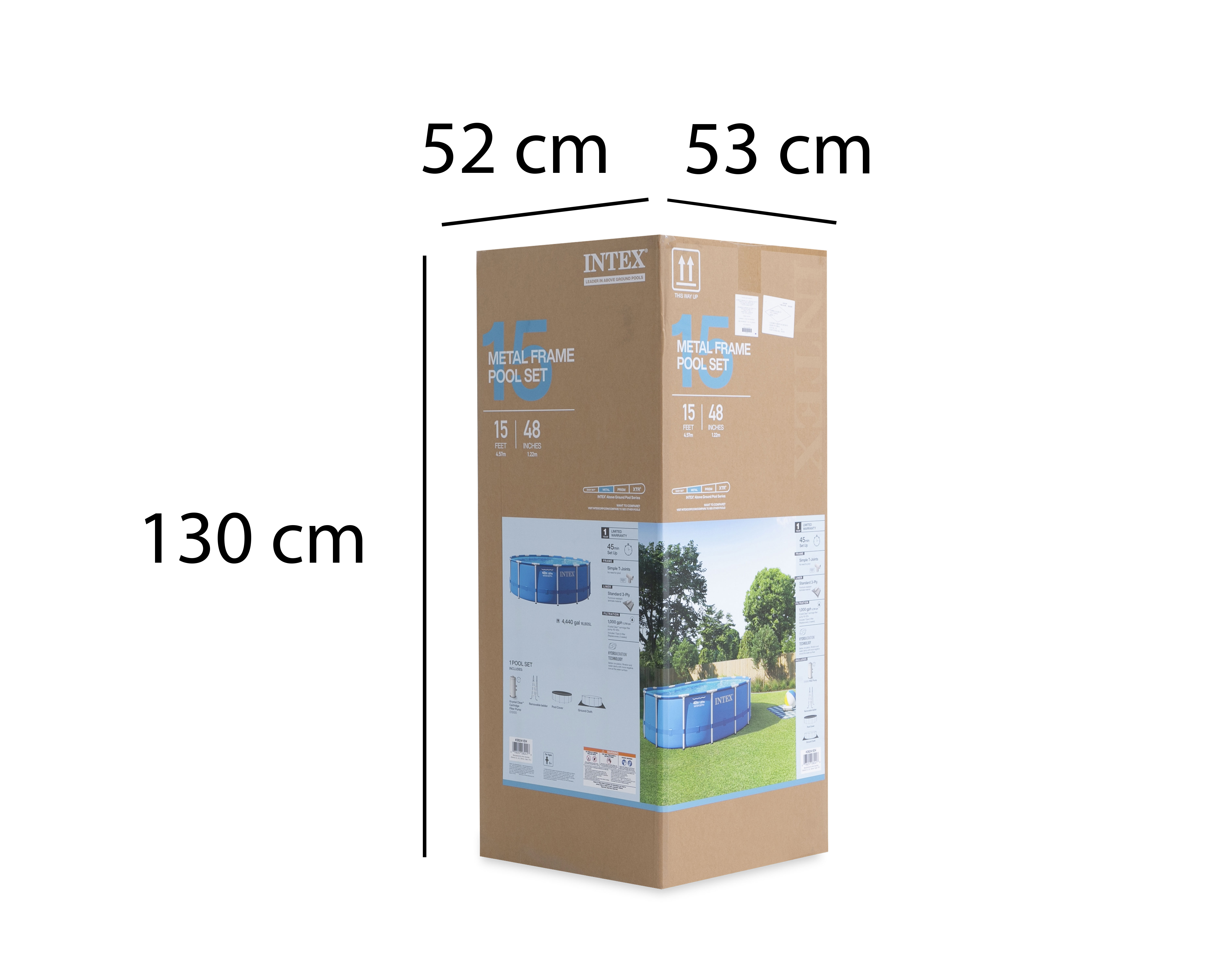 Foto 9 pulgar | Foto 8 | Alberca Rígida Circular Intex 16805 Litros 457 x 122 cm