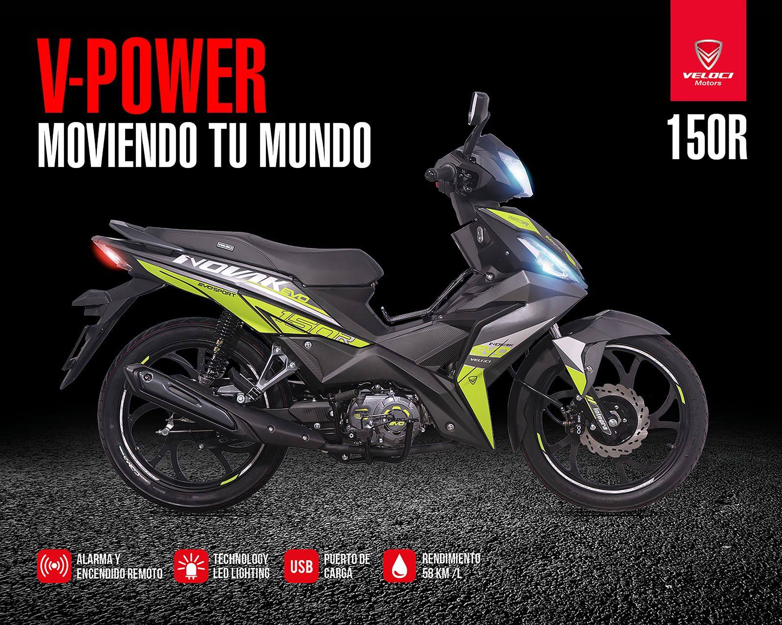 Foto 3 | Foto 3 | Motocicleta Veloci Novak Evo Sport 150 cc