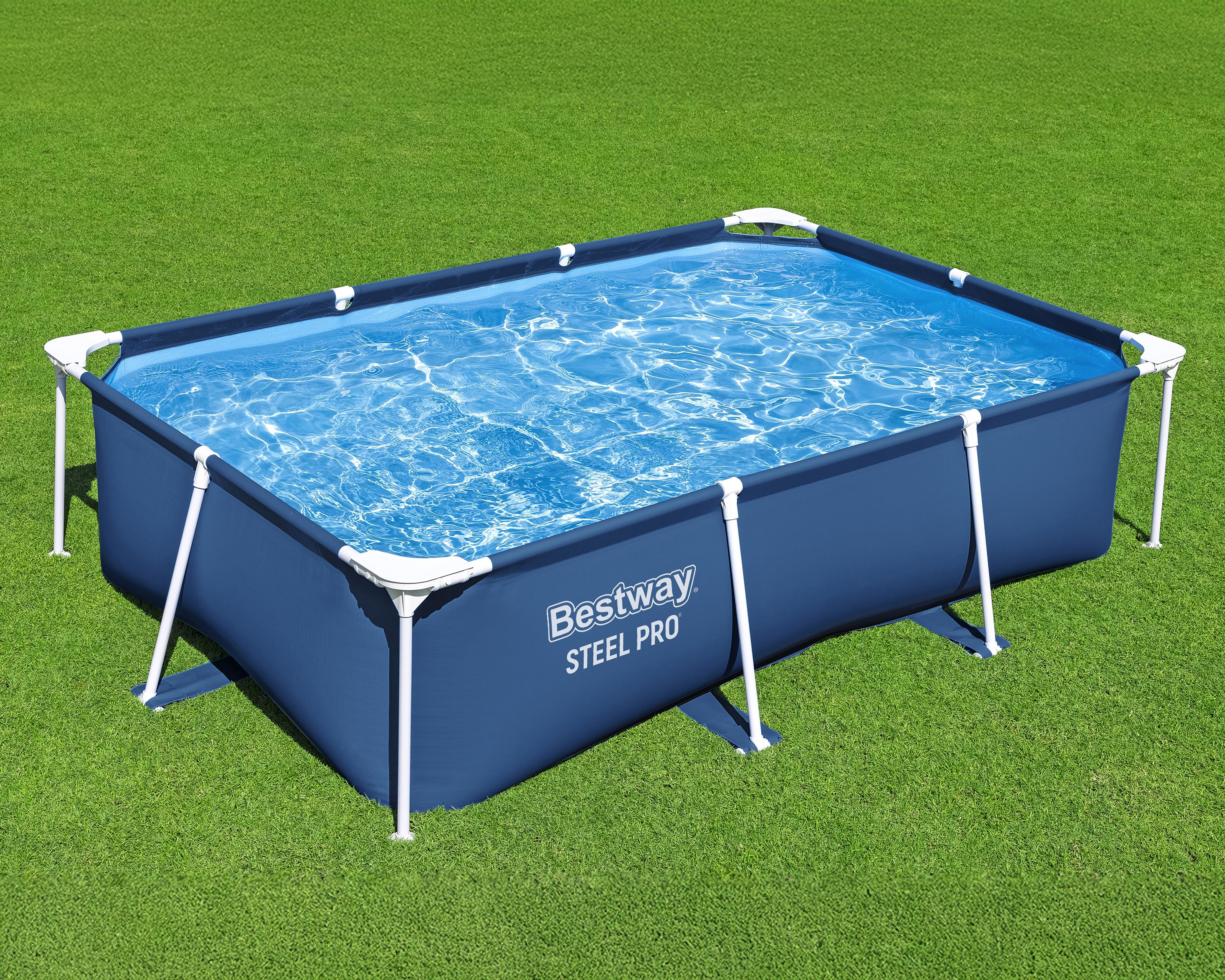 Foto 3 pulgar | Foto 2 | Alberca Rígida Rectangular Bestway 1500 L 228 x 159 x 42 cm