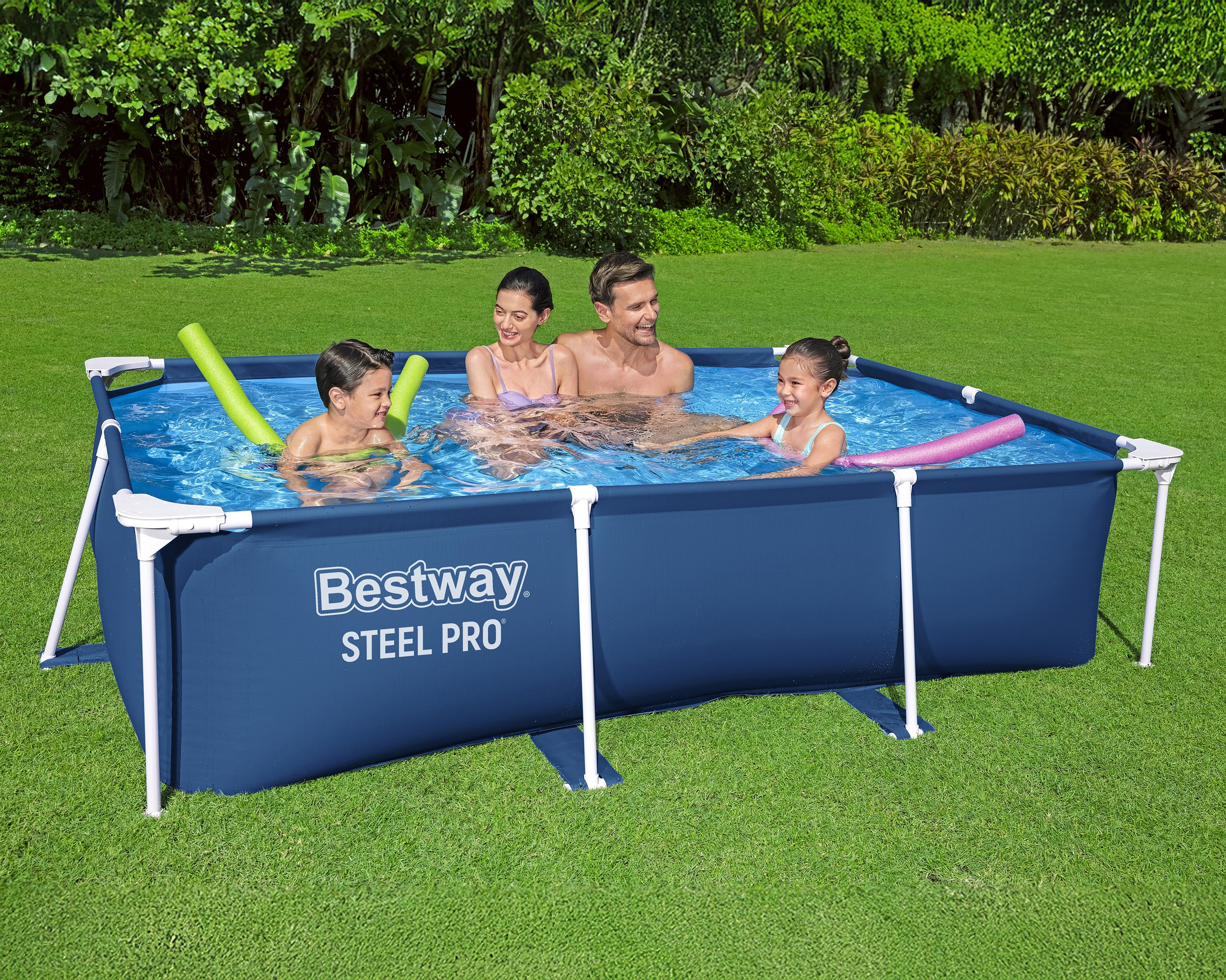 Foto 4 pulgar | Foto 3 | Alberca Rígida Rectangular Bestway 1500 L 228 x 159 x 42 cm