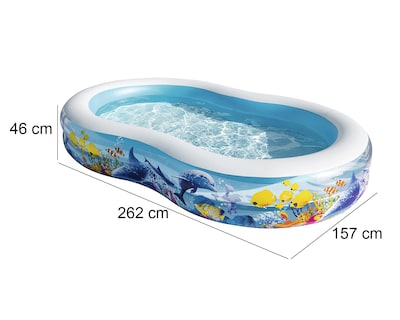 Foto 5 | Foto 5 | Alberca Inflable Ovalada Bestway 544 L 262 x 157 x 46 cm